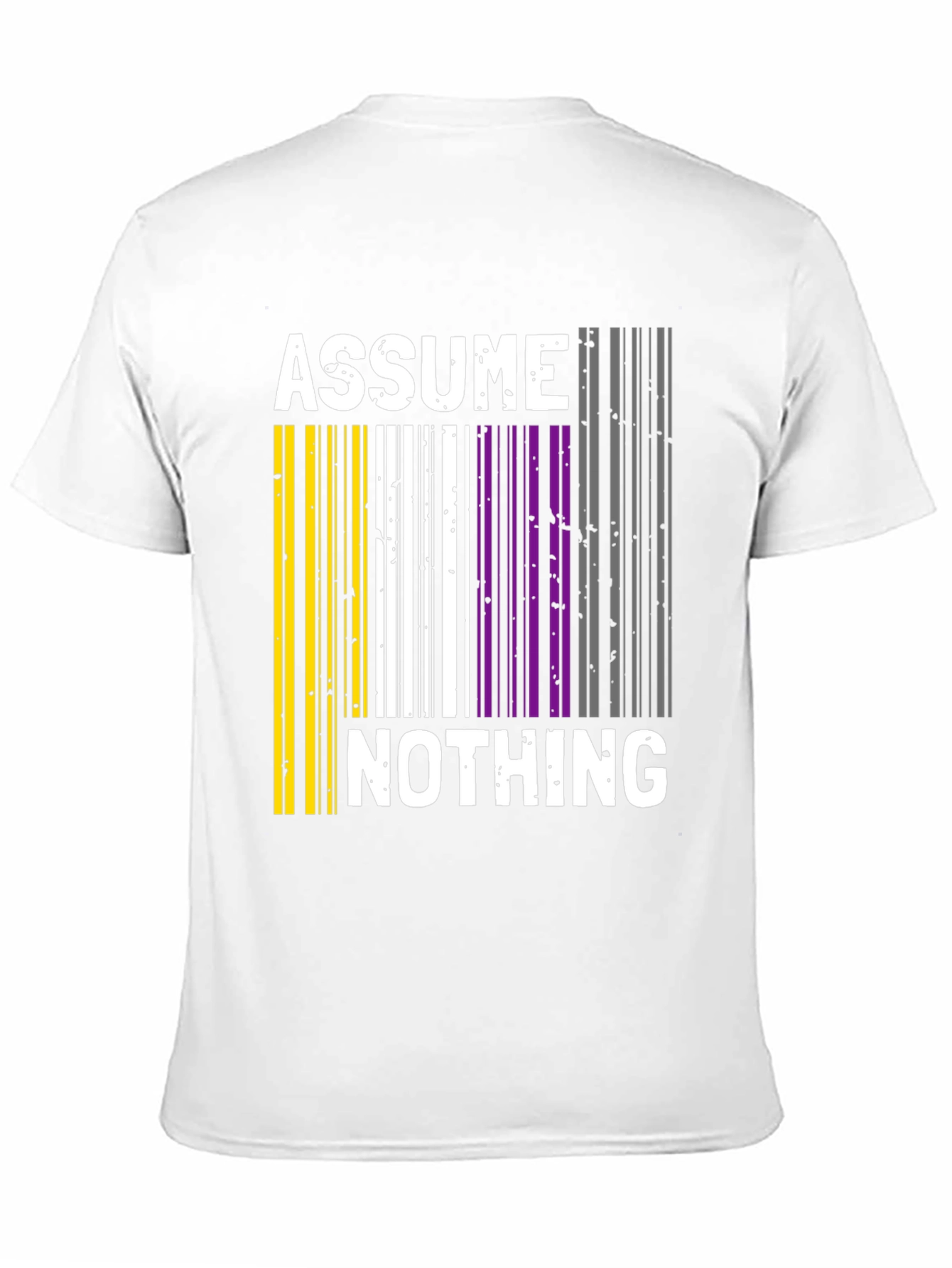 Assume Nothing Barcode Pride T-Shirt