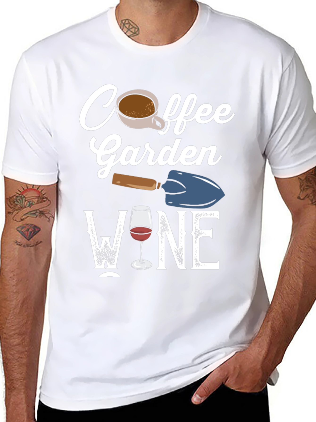Coffee Garden Wine T-Shirt