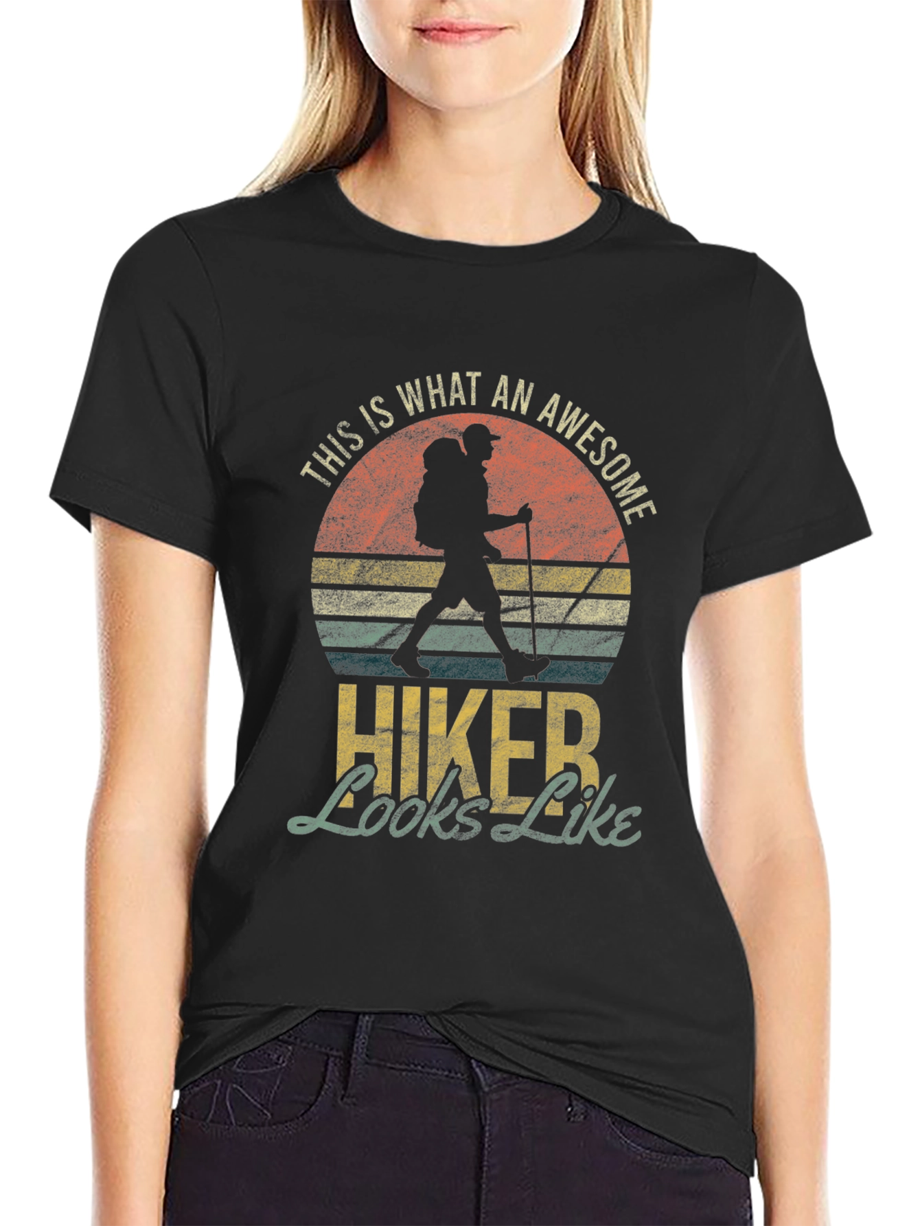 Awesome Hiker Graphic T-Shirt - Outdoor Adventure Tee