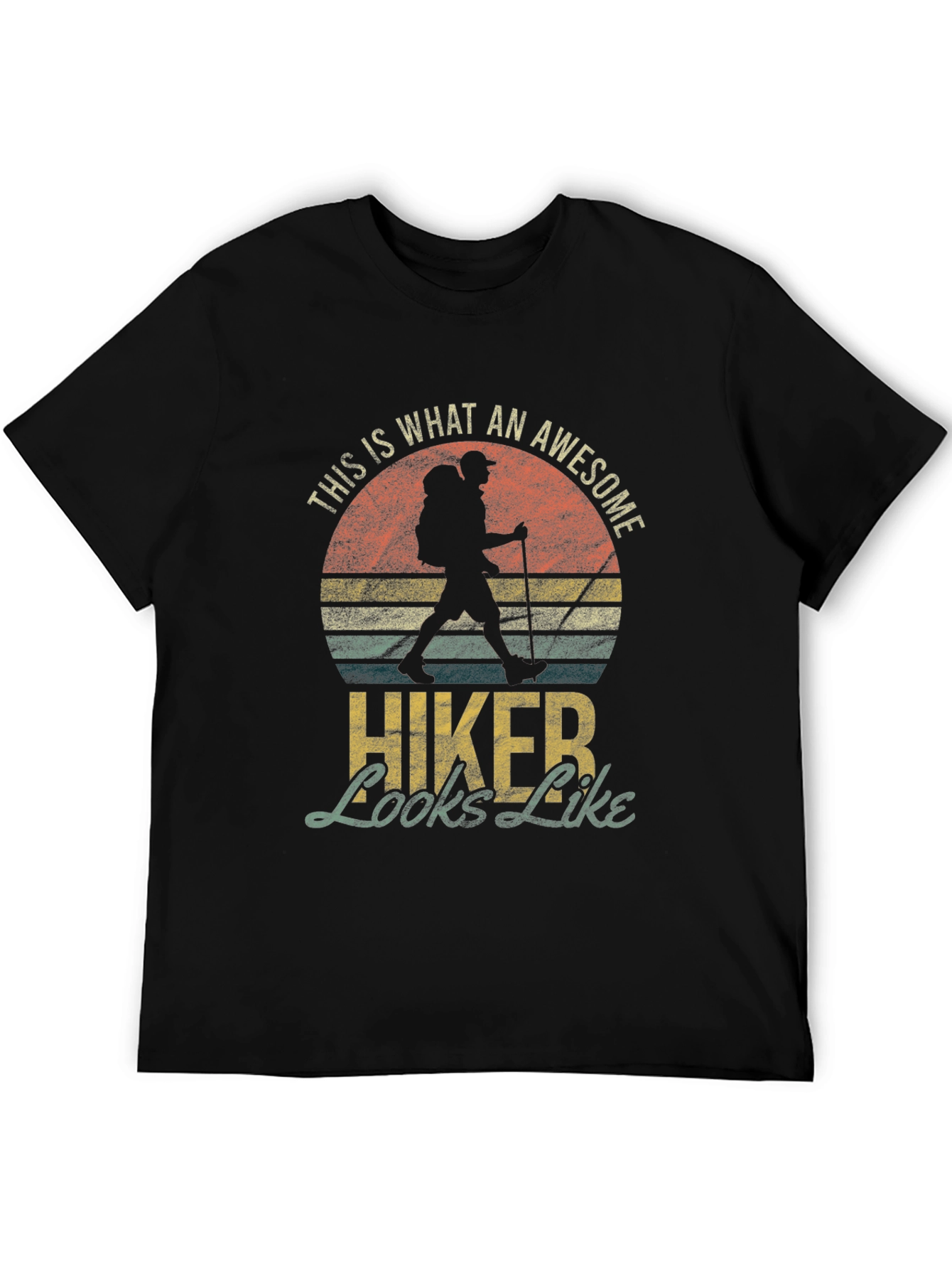 Awesome Hiker Graphic T-Shirt - Outdoor Adventure Tee