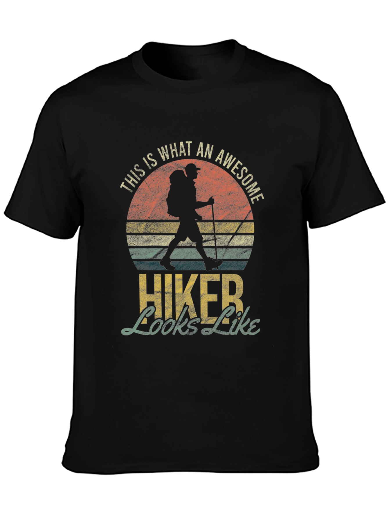 Awesome Hiker Graphic T-Shirt - Outdoor Adventure Tee