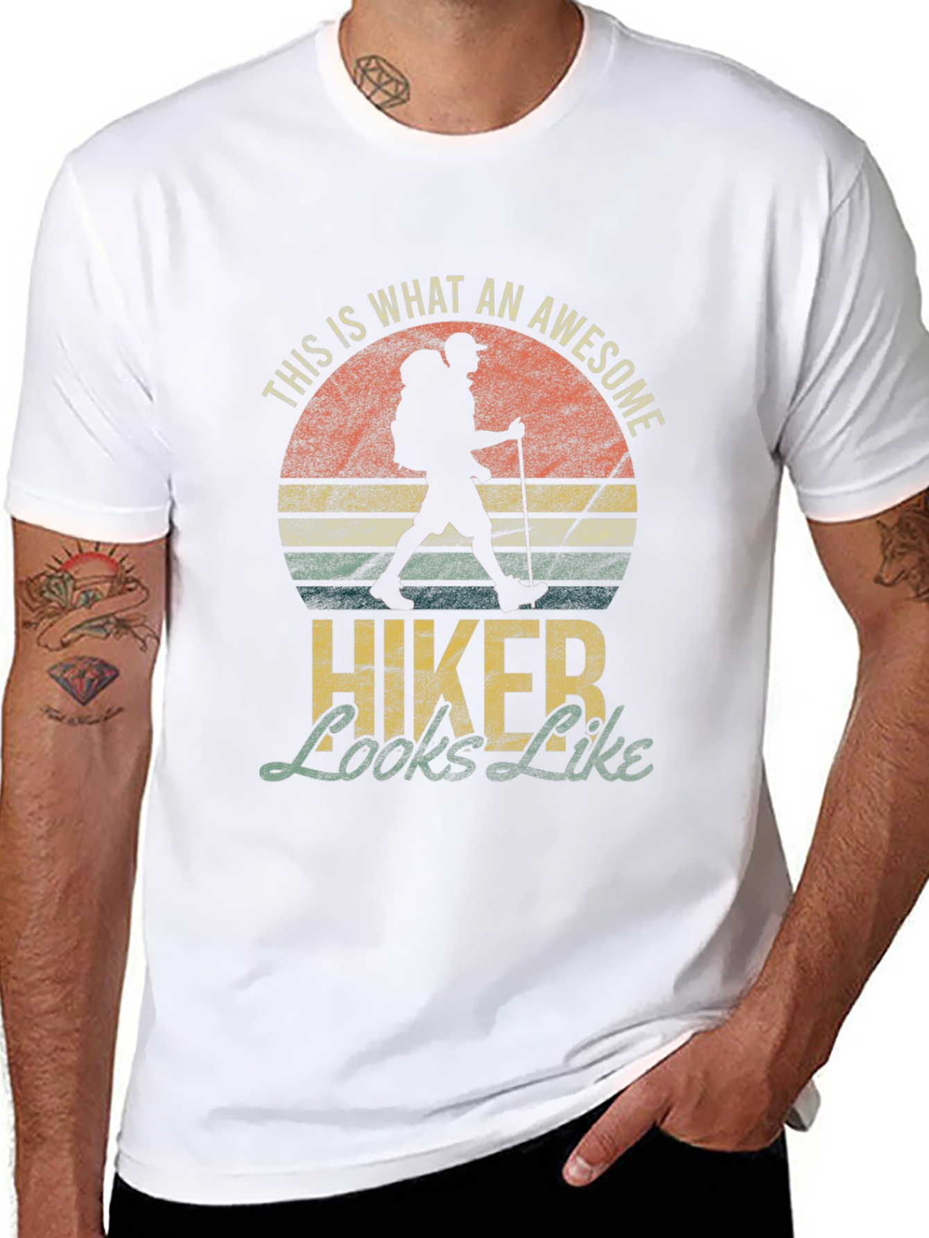 Awesome Hiker Graphic T-Shirt - Outdoor Adventure Tee