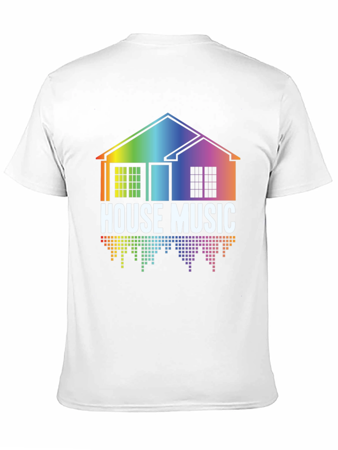 Rainbow House Music Graphic Tee