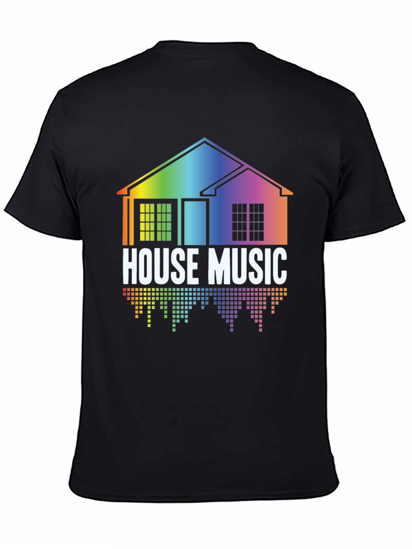 Rainbow House Music Graphic Tee