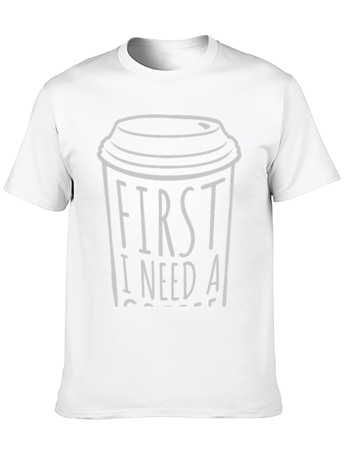 First I Need A Coffee T-Shirt