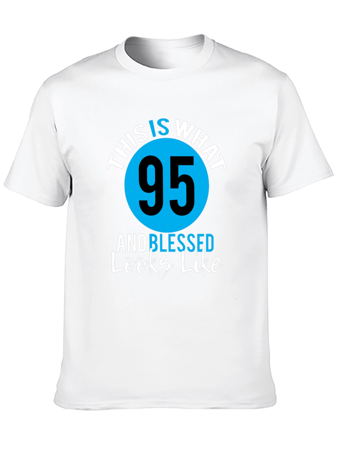 95 and Blessed Birthday T-Shirt