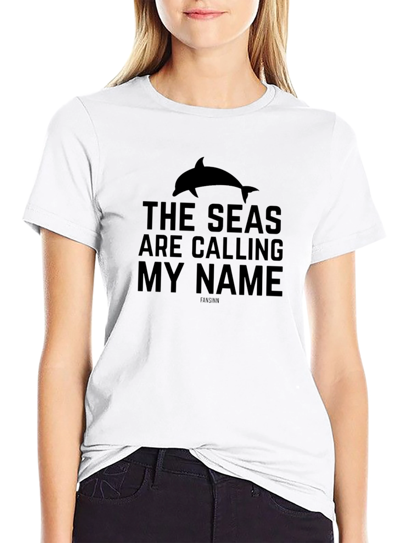The Seas Are Calling My Name Dolphin T-Shirt