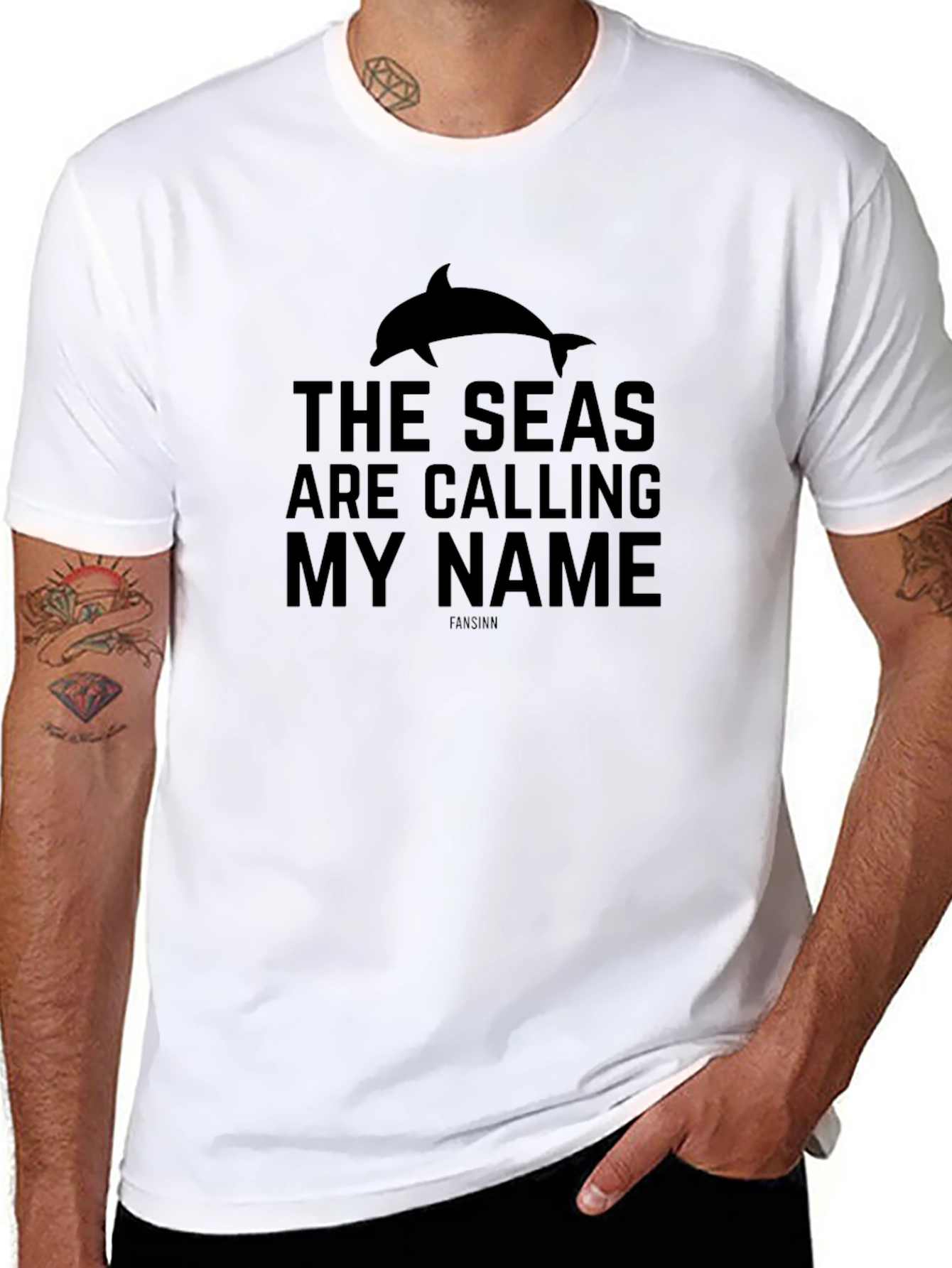 The Seas Are Calling My Name Dolphin T-Shirt