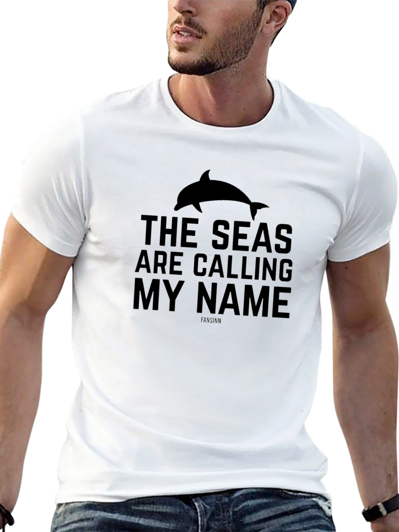 The Seas Are Calling My Name Dolphin T-Shirt