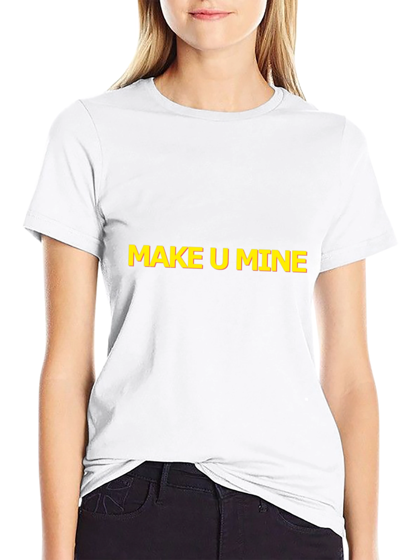Make U Mine Graphic Tee - Bold Statement Style