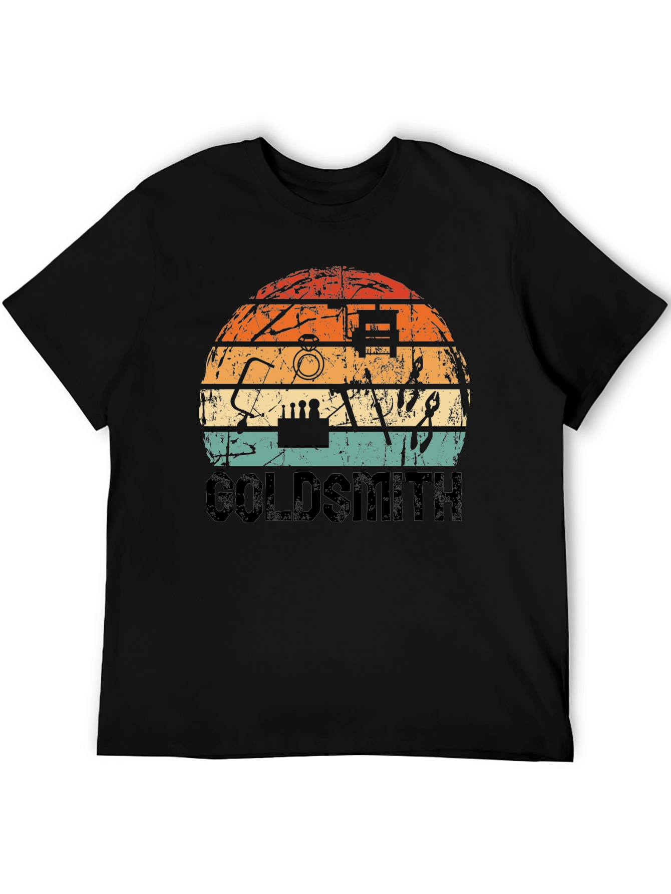 Goldsmith Retro Style Black T-Shirt