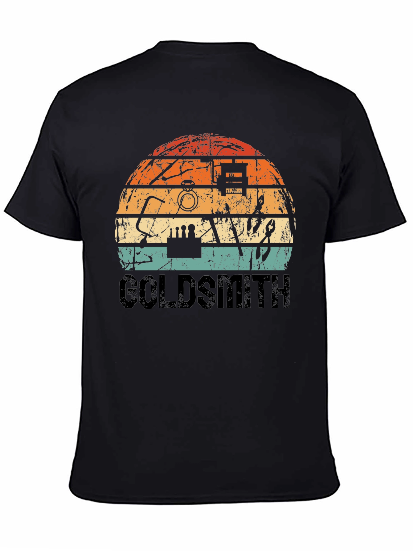 Goldsmith Retro Style Black T-Shirt