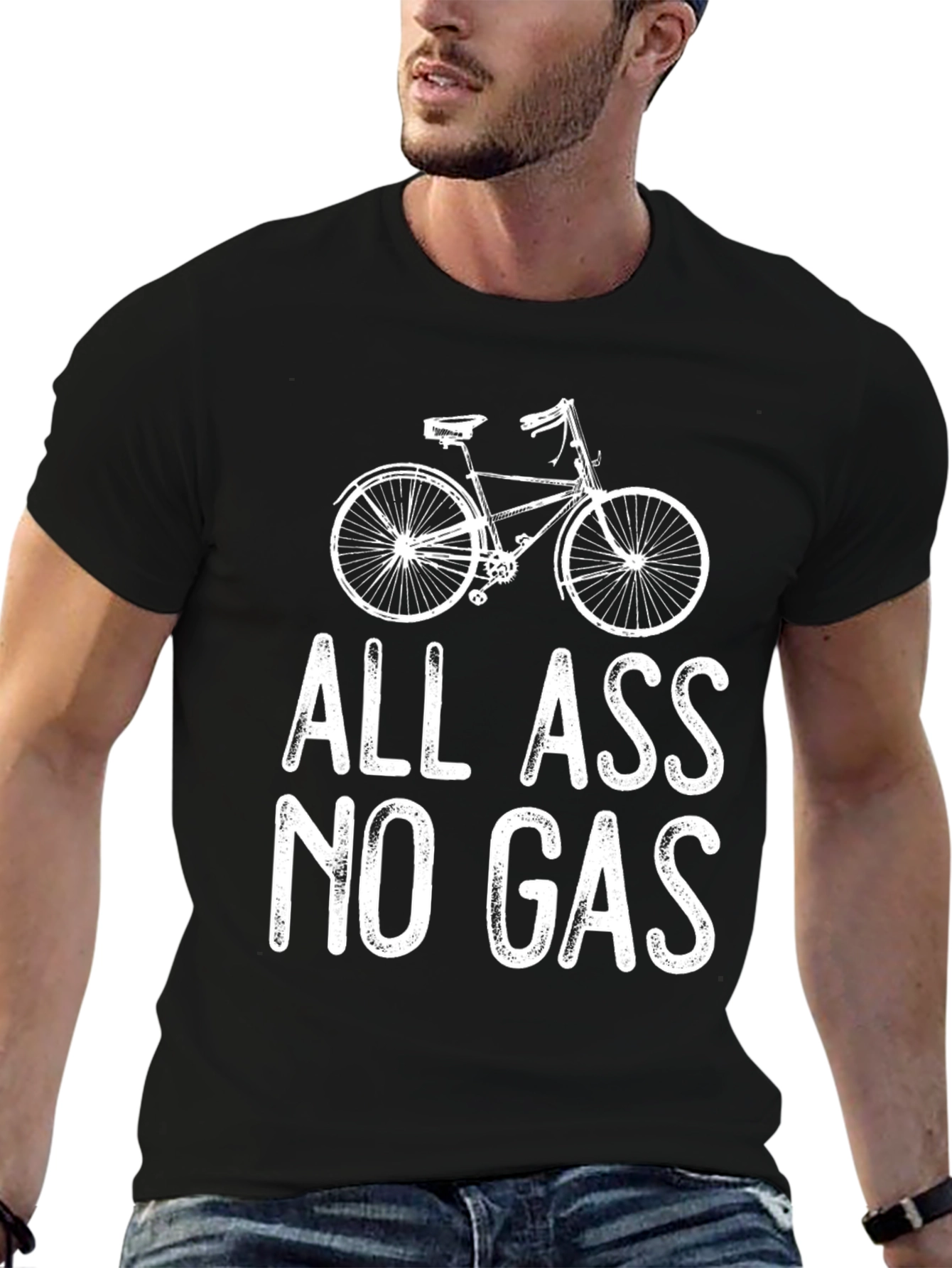 All Ass No Gas Bike T-Shirt