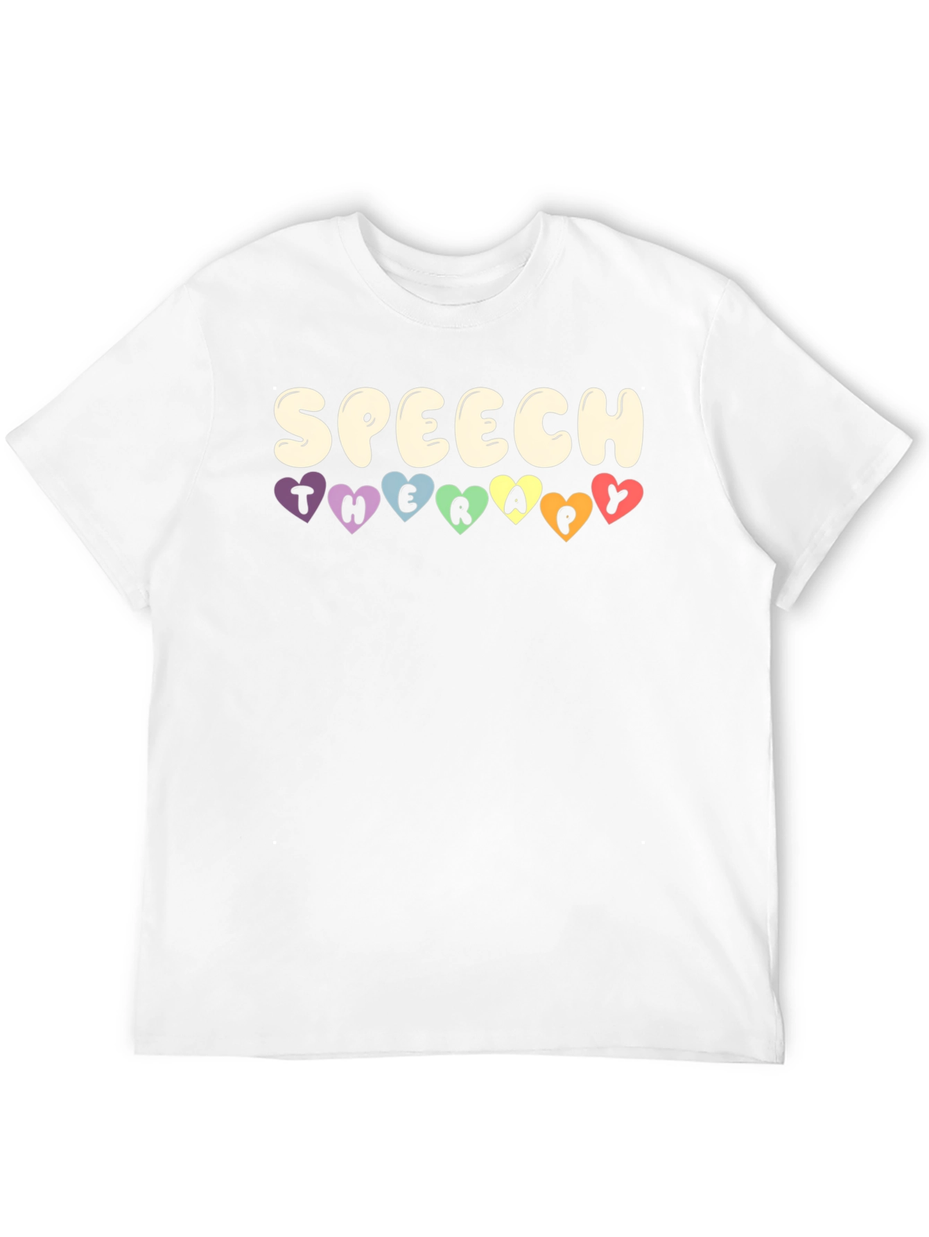 Speech Therapy Heart T-Shirt - Cute Therapist Tee