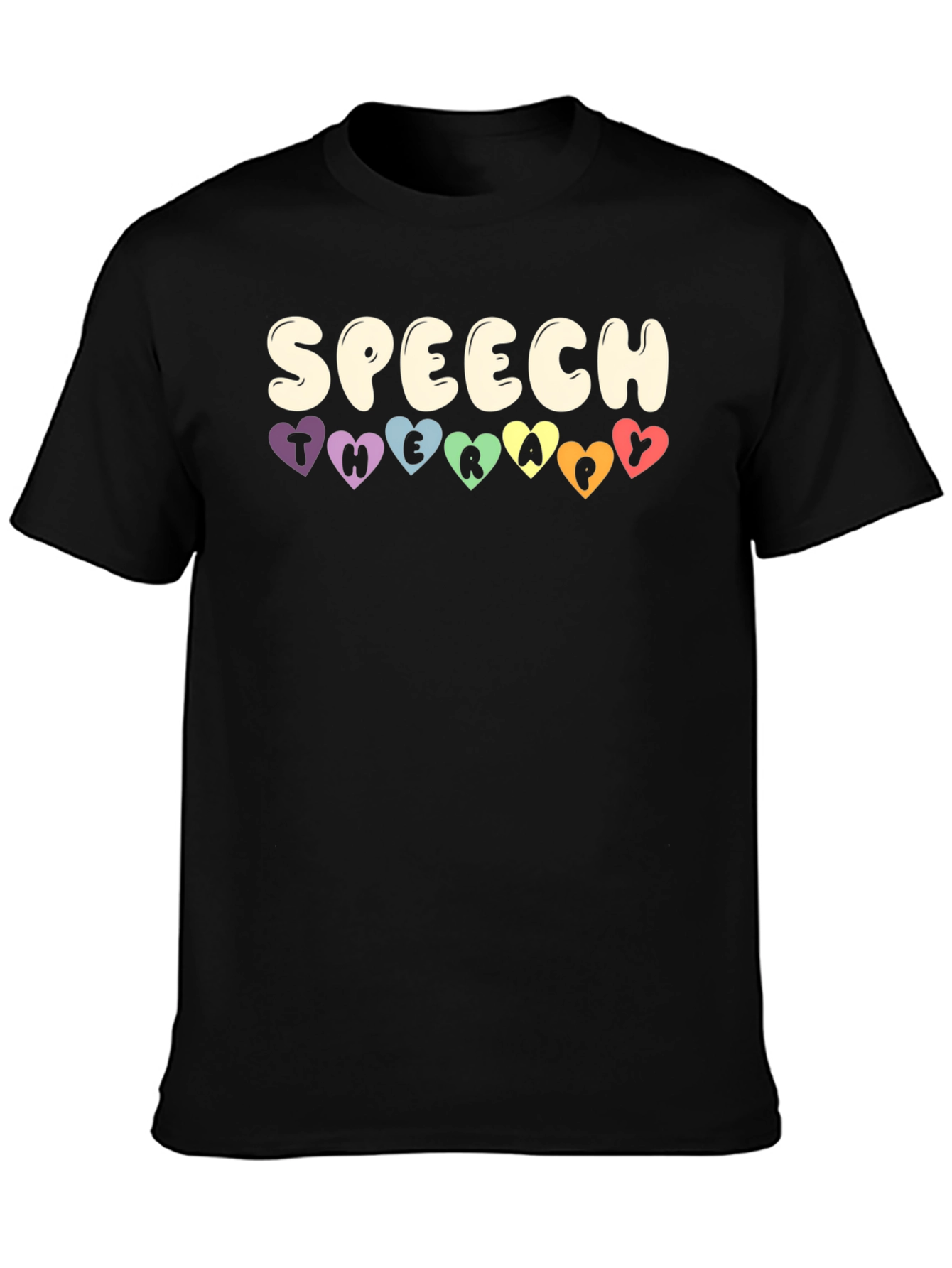 Speech Therapy Heart T-Shirt - Cute Therapist Tee
