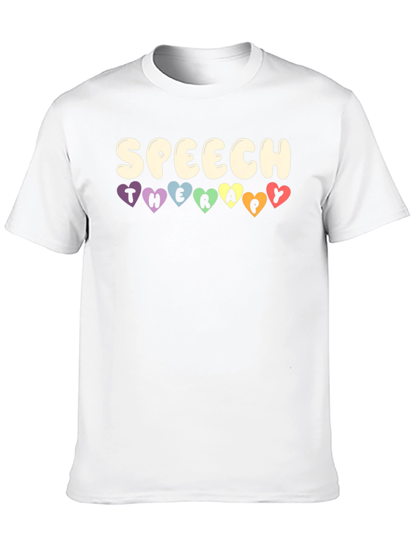 Speech Therapy Heart T-Shirt - Cute Therapist Tee