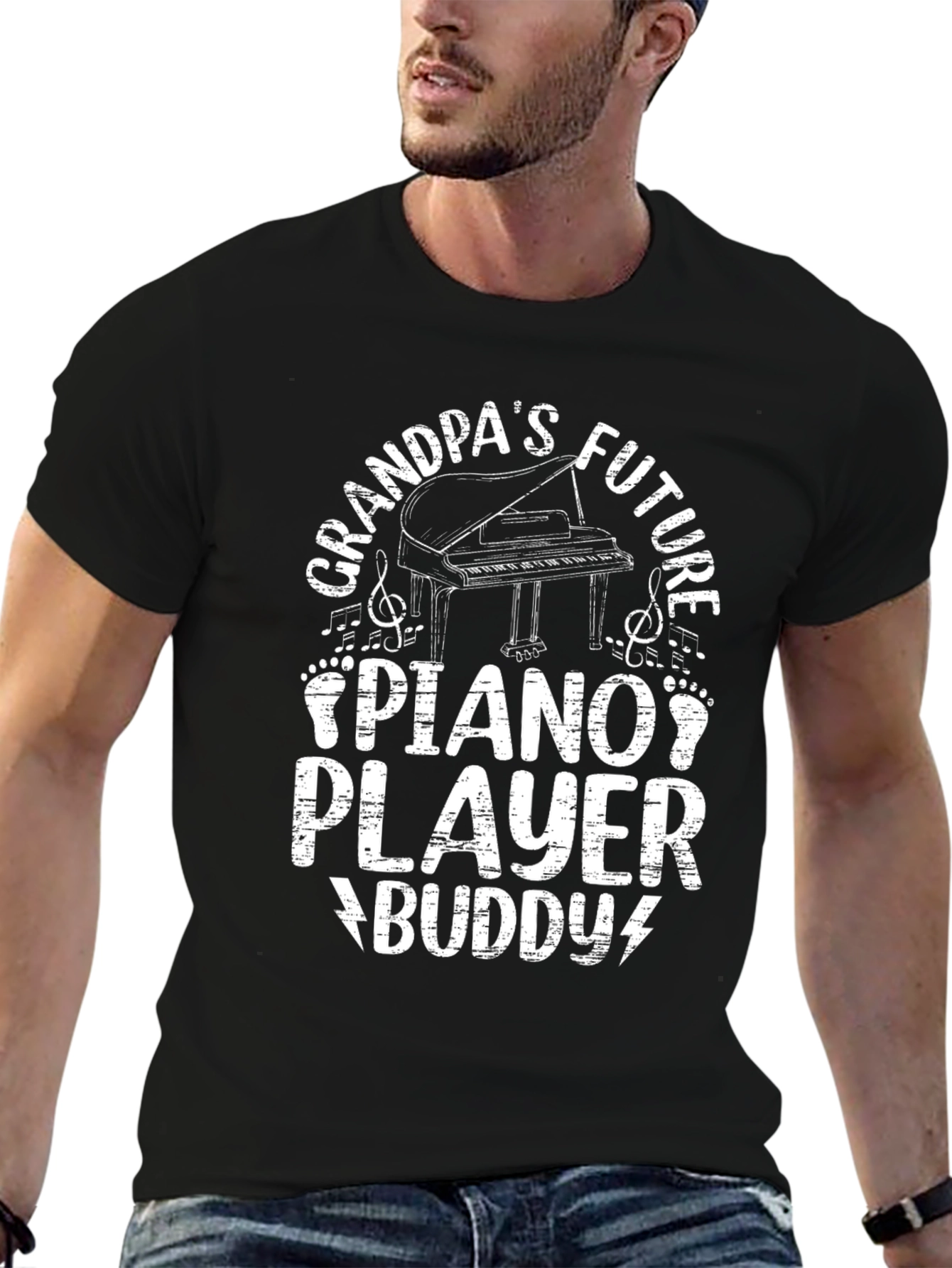 Grandpas Future Piano Player T-Shirt