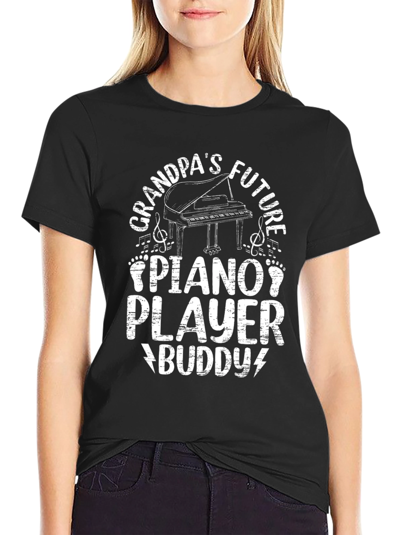 Grandpas Future Piano Player T-Shirt