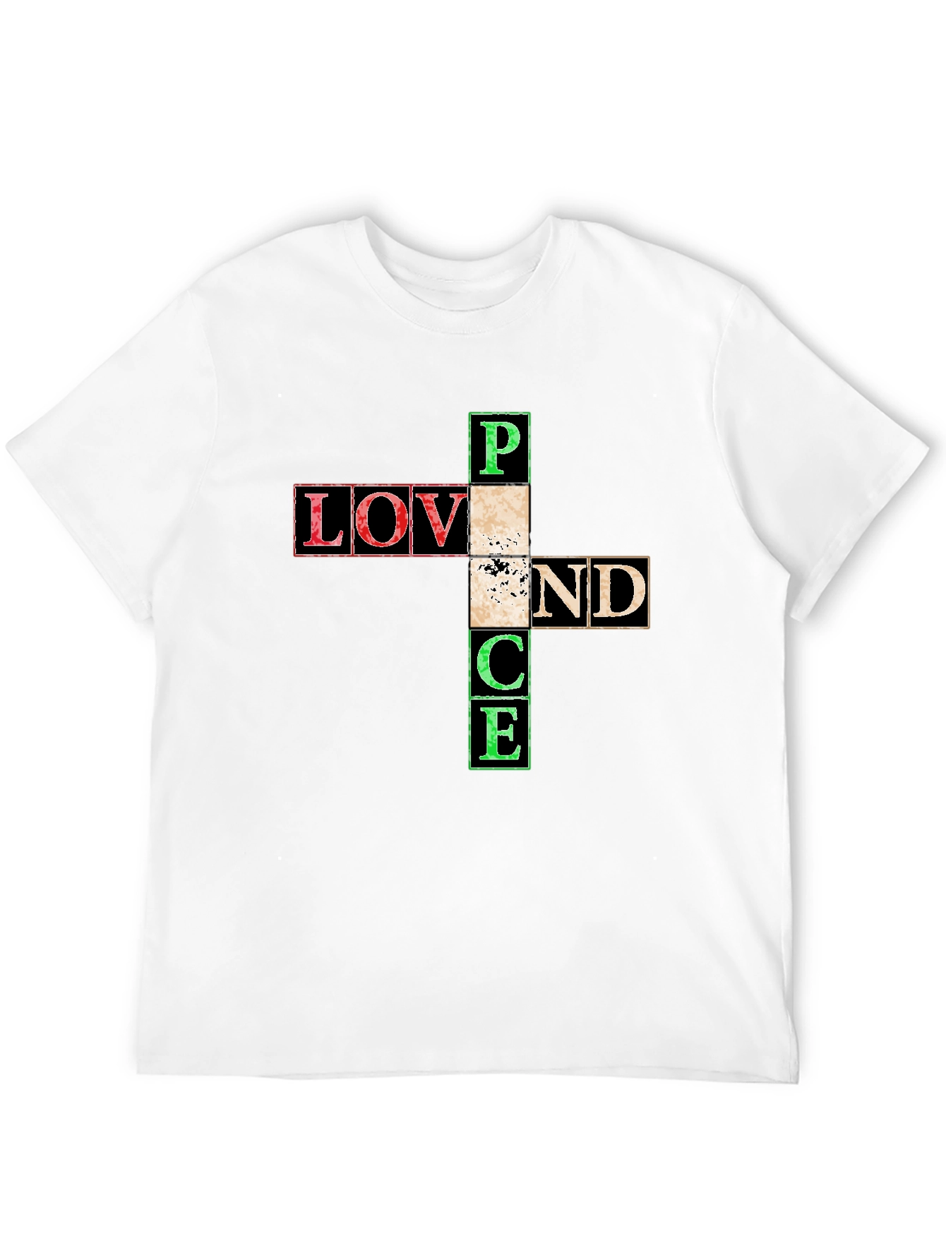Love and Peace Graphic T-Shirt