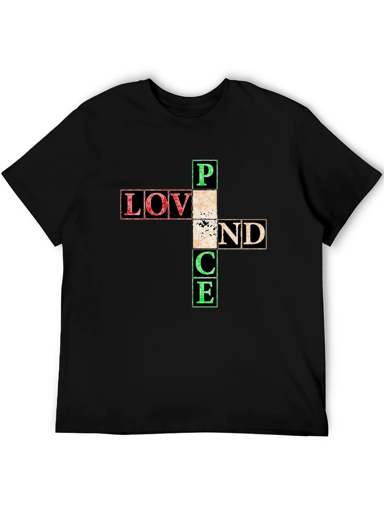 Love and Peace Graphic T-Shirt