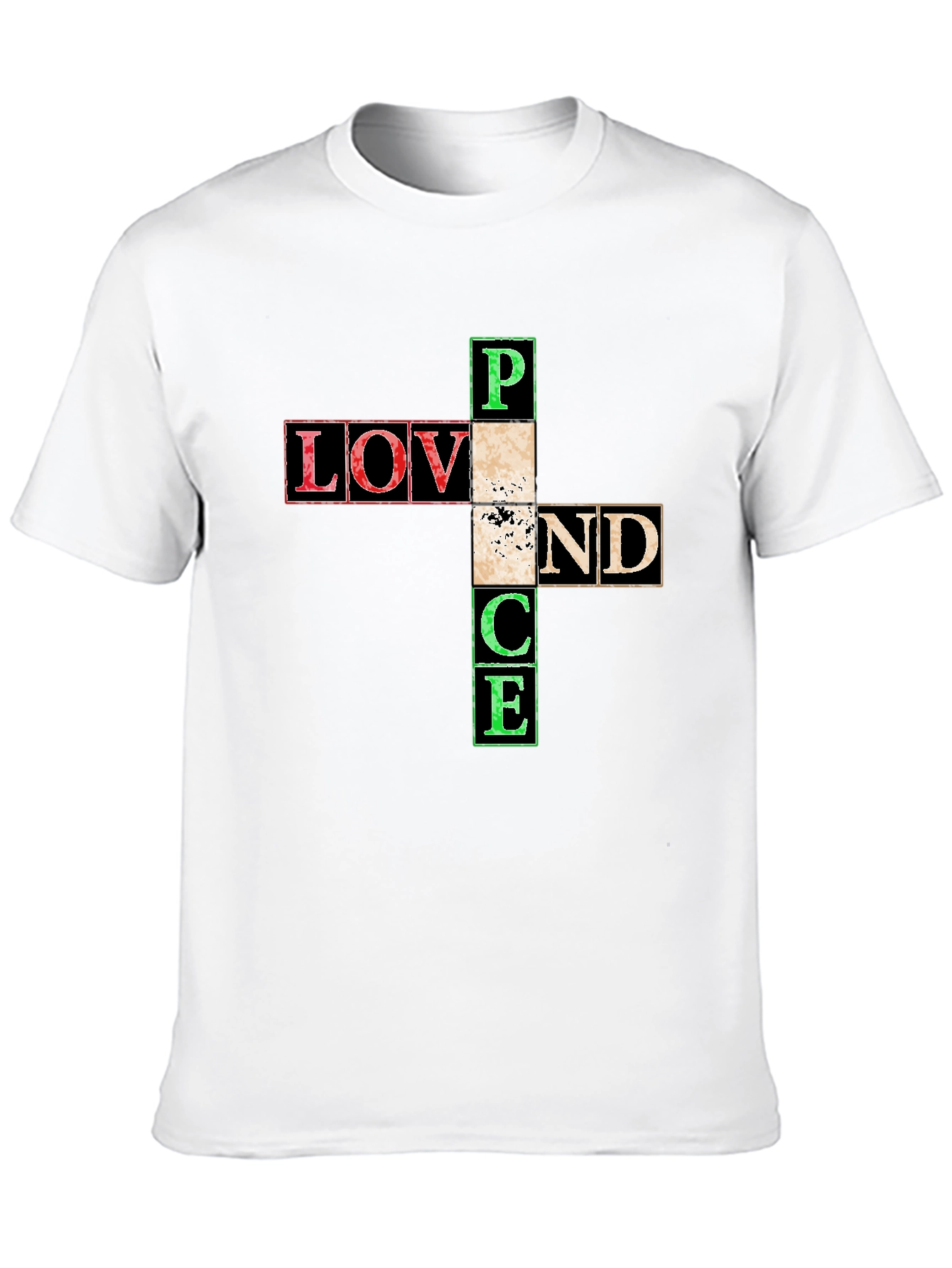 Love and Peace Graphic T-Shirt