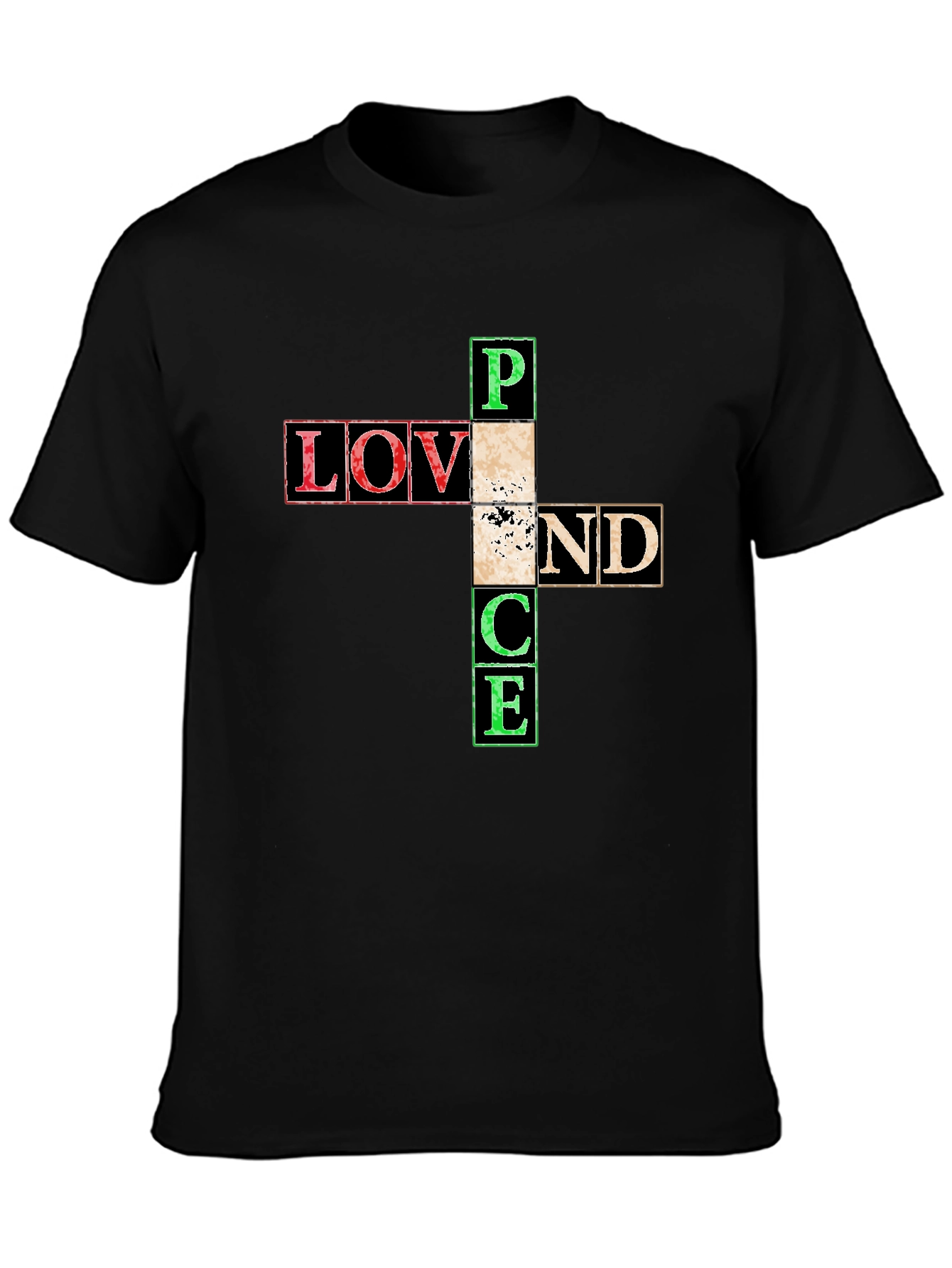 Love and Peace Graphic T-Shirt