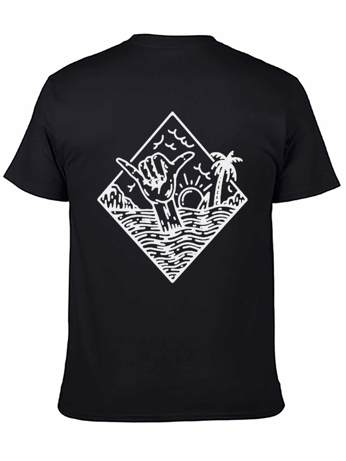 Shaka Hand Graphic Tee - Island Vibes
