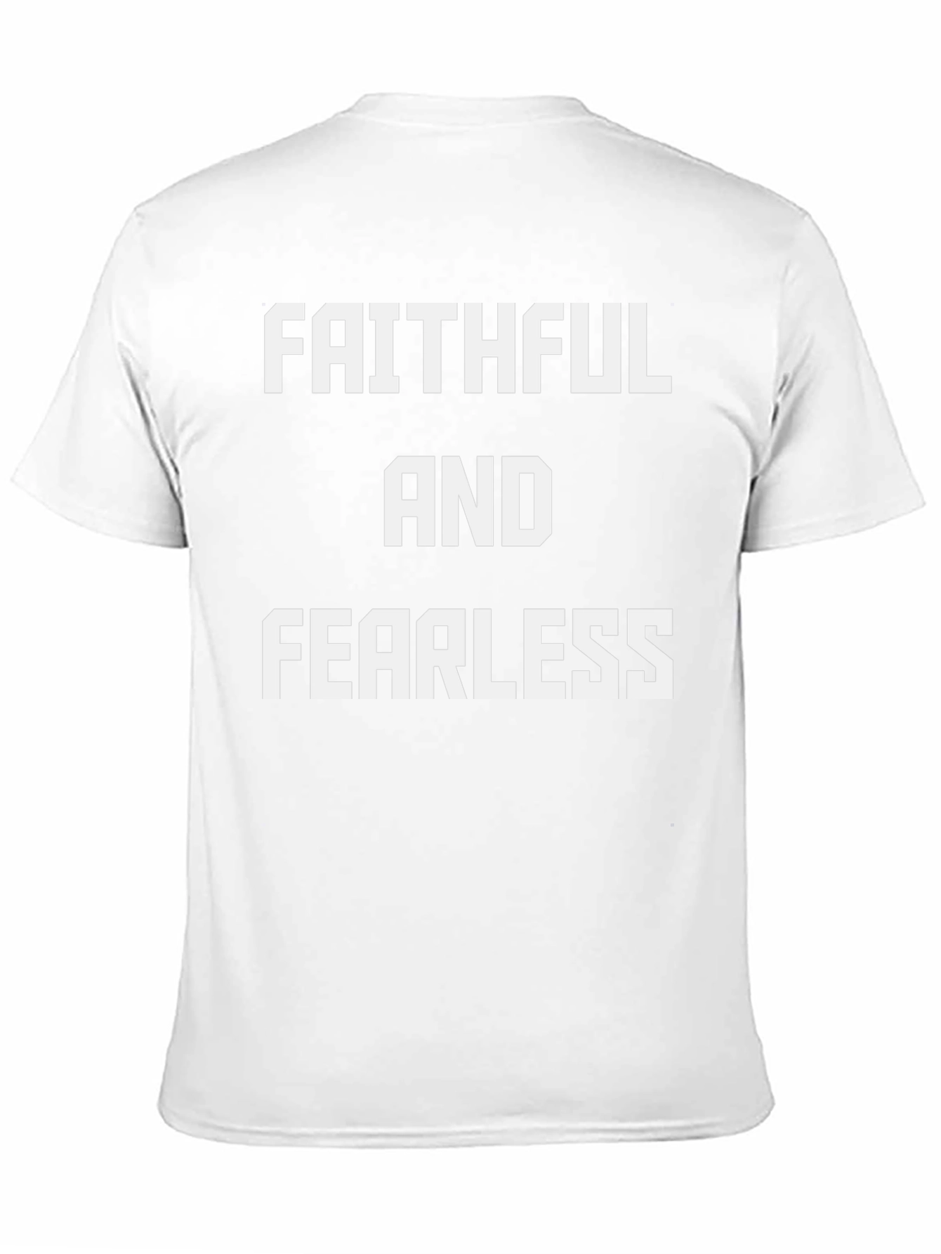 Faithful and Fearless Graphic Tee - Black