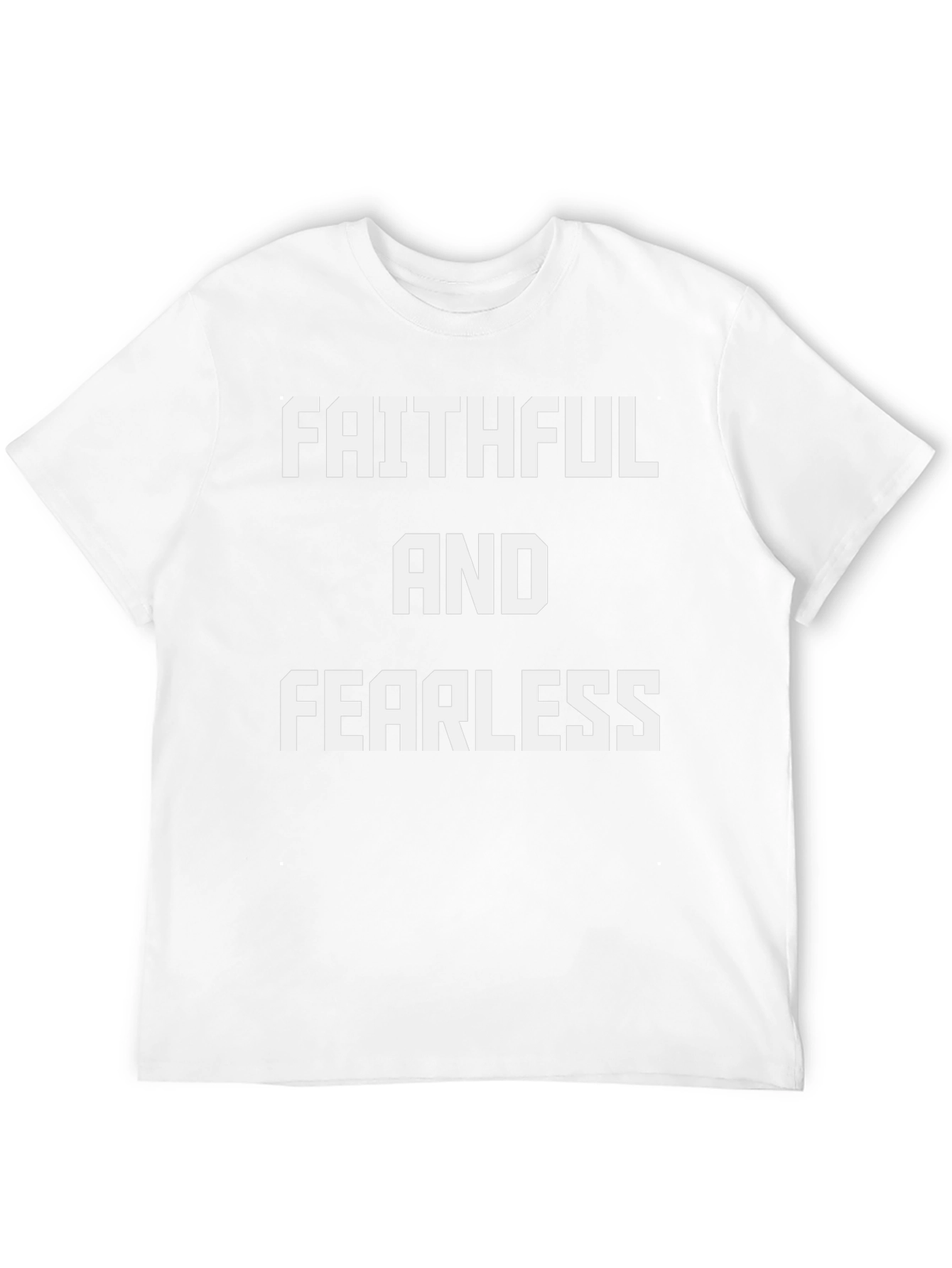 Faithful and Fearless Graphic Tee - Black