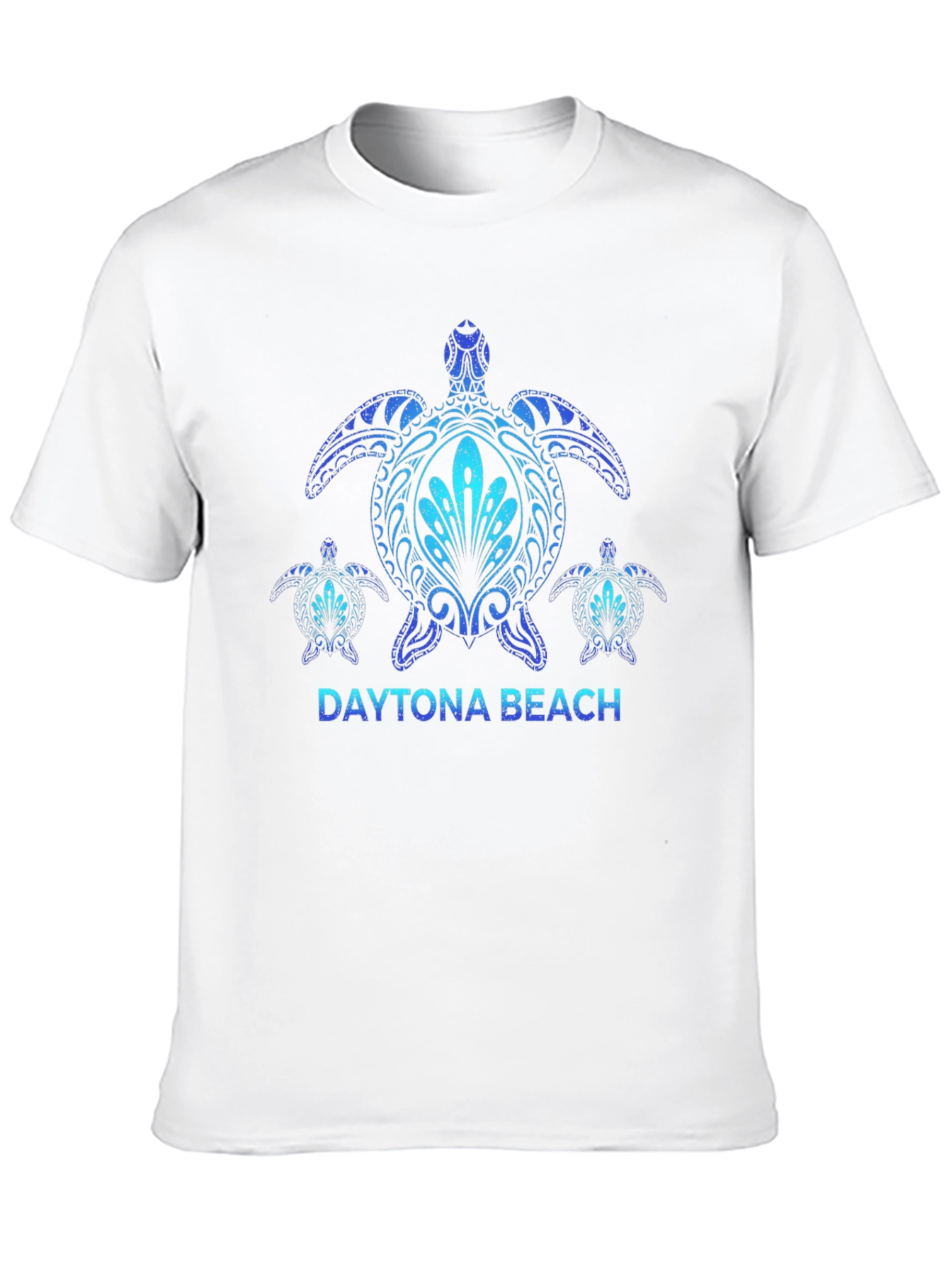 Daytona Beach Turtle Graphic Tee - Black