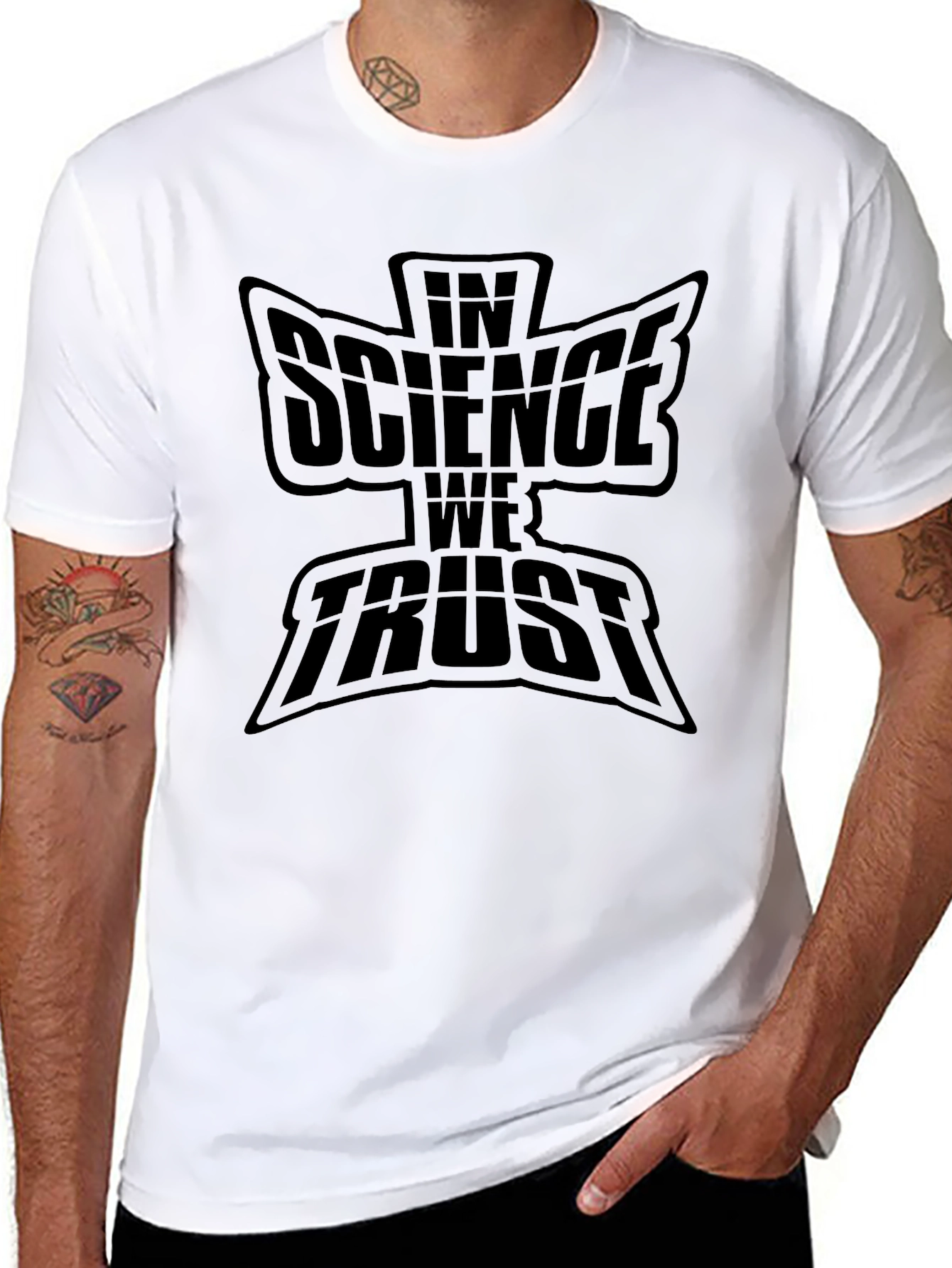 In Science We Trust Graphic T-Shirt
