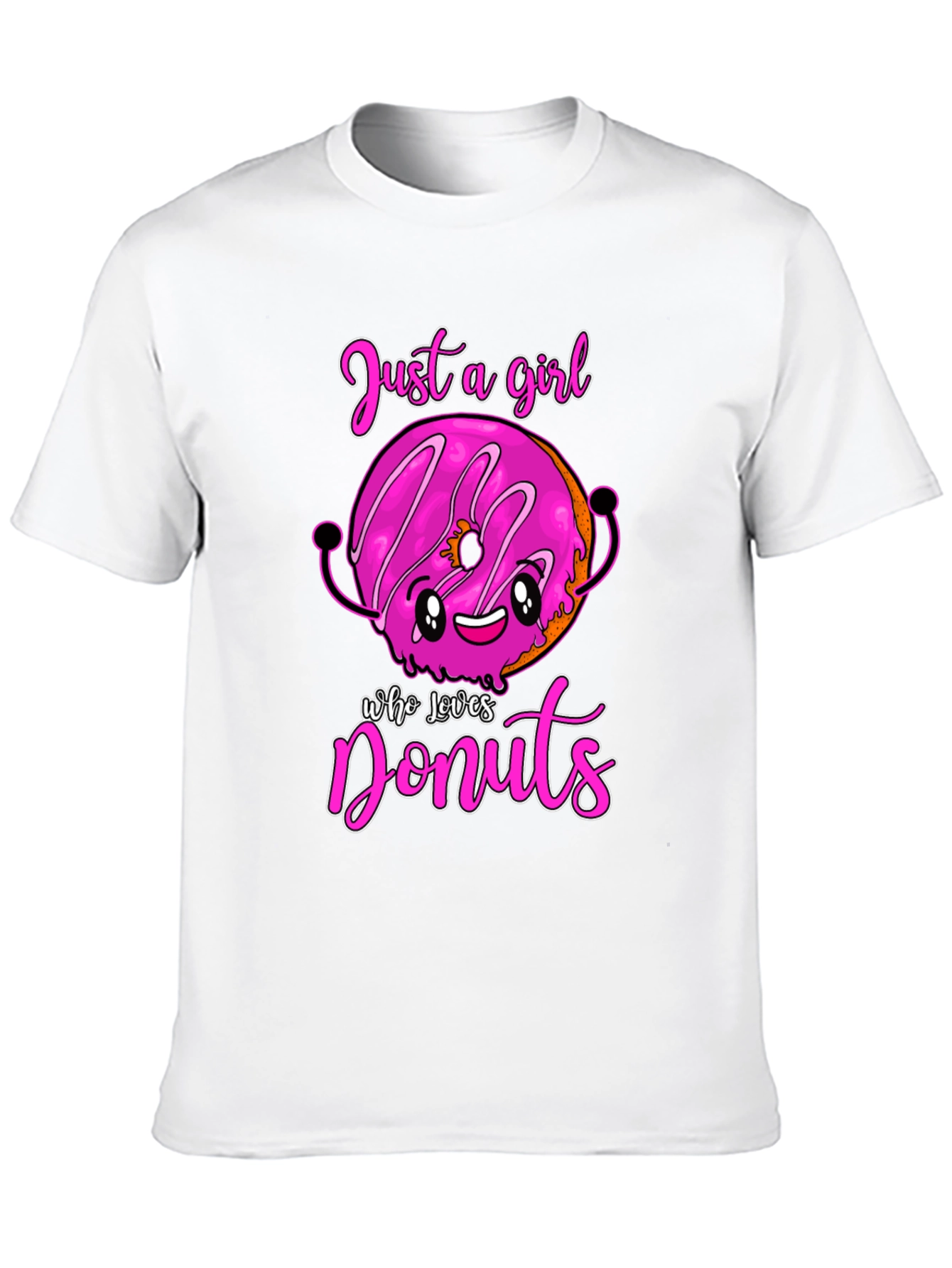 Just a Girl Who Loves Donuts Graphic Tee