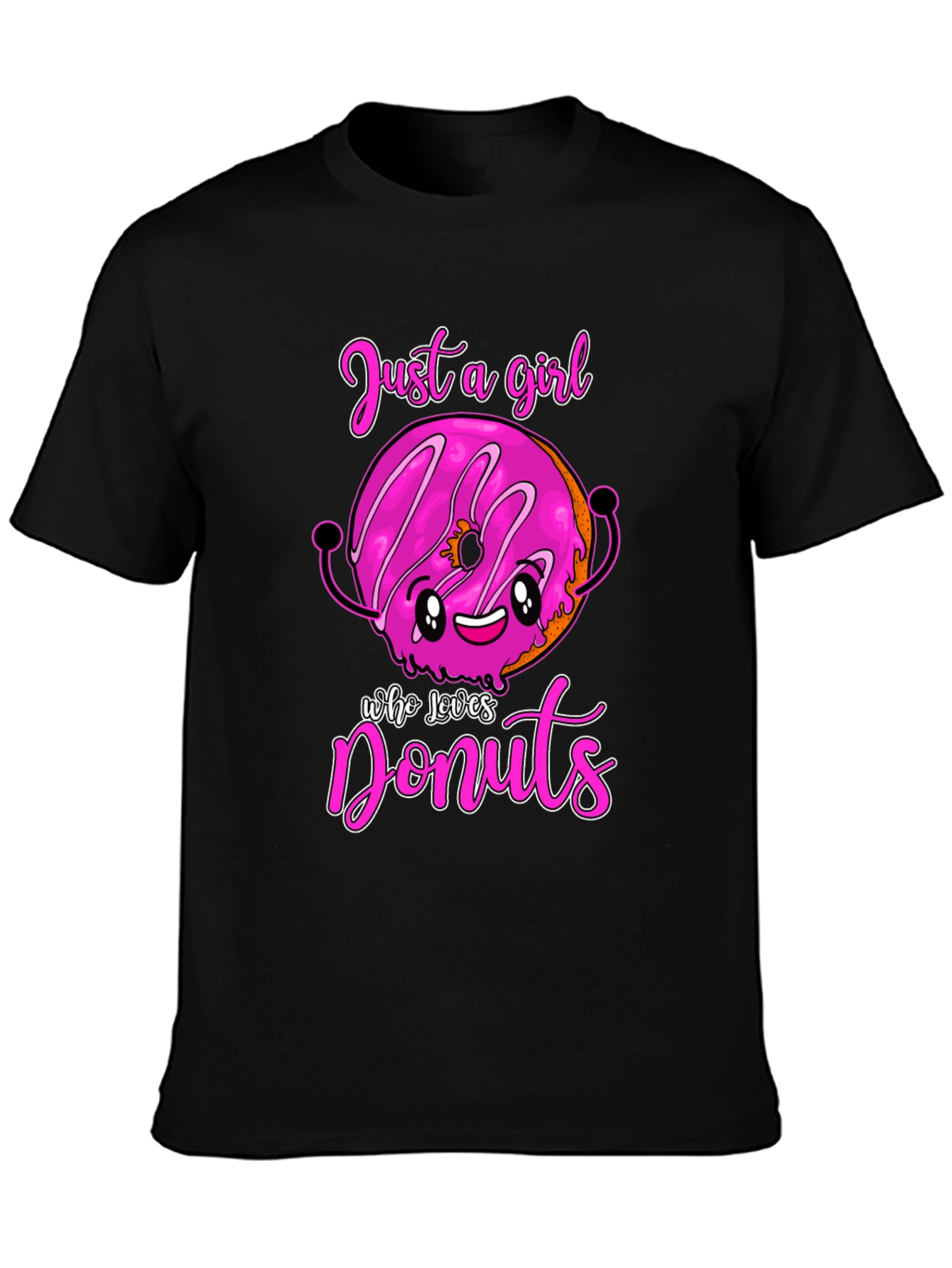 Just a Girl Who Loves Donuts Graphic Tee