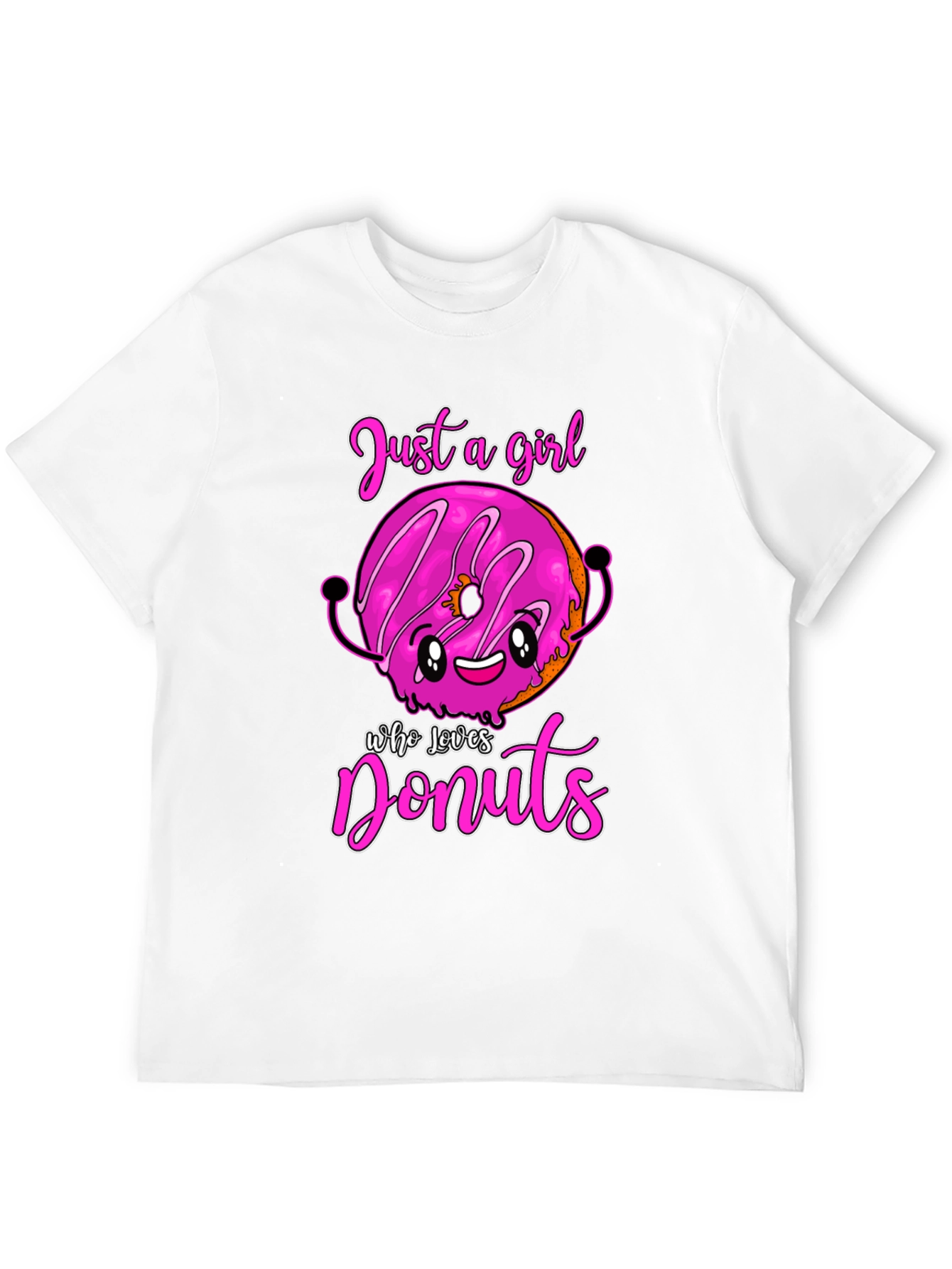 Just a Girl Who Loves Donuts Graphic Tee