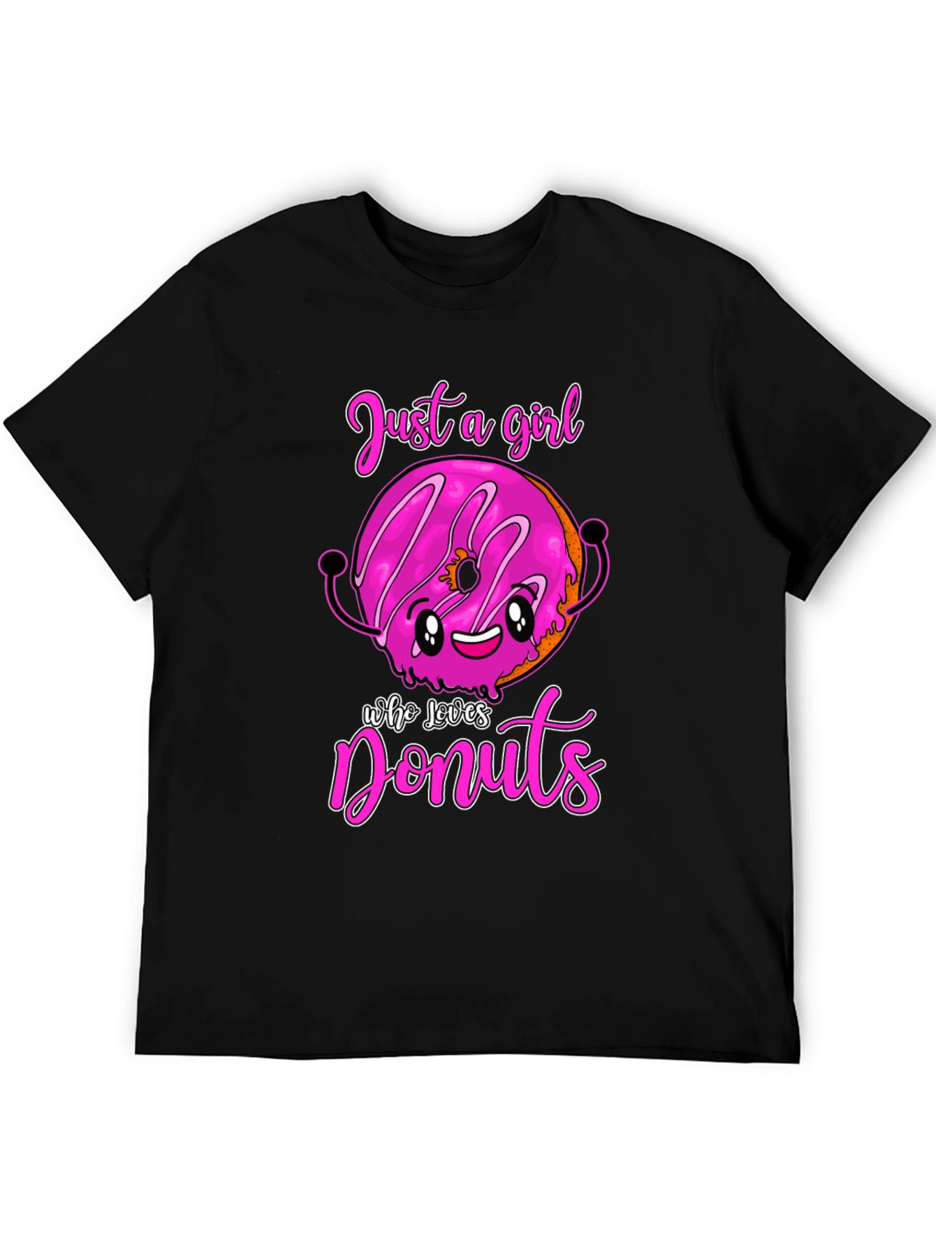 Just a Girl Who Loves Donuts Graphic Tee