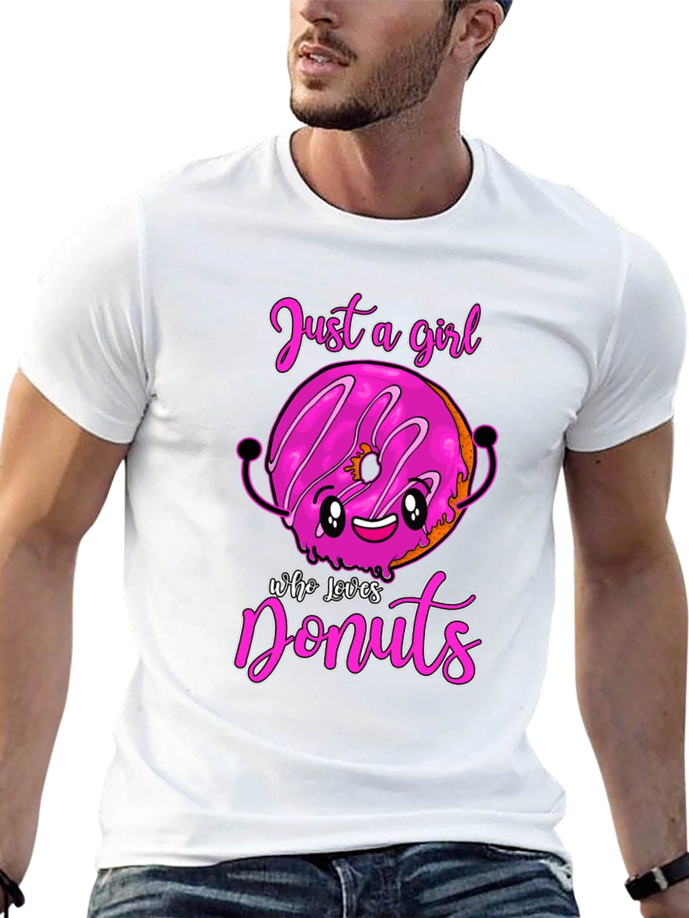 Just a Girl Who Loves Donuts Graphic Tee