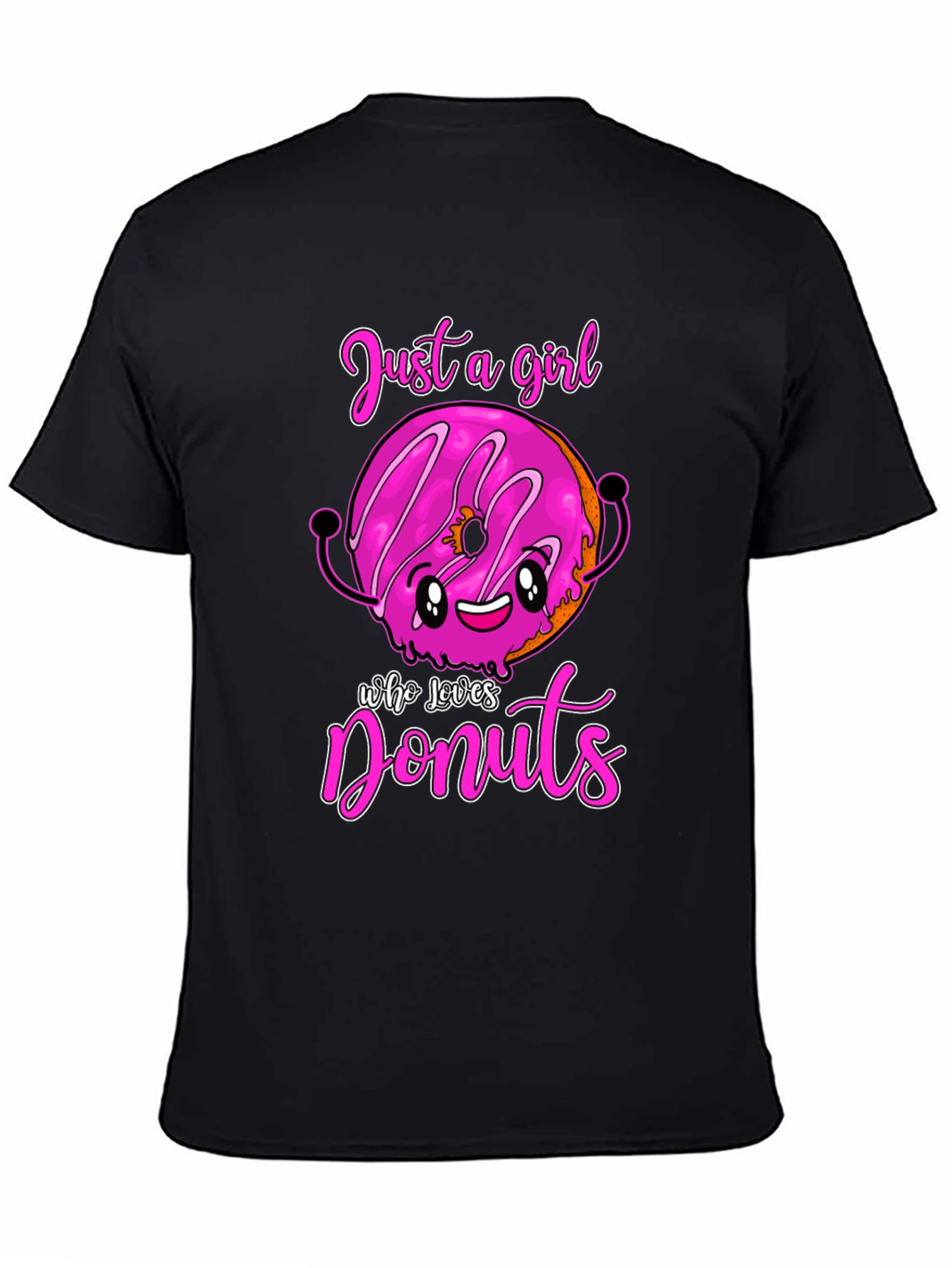 Just a Girl Who Loves Donuts Graphic Tee
