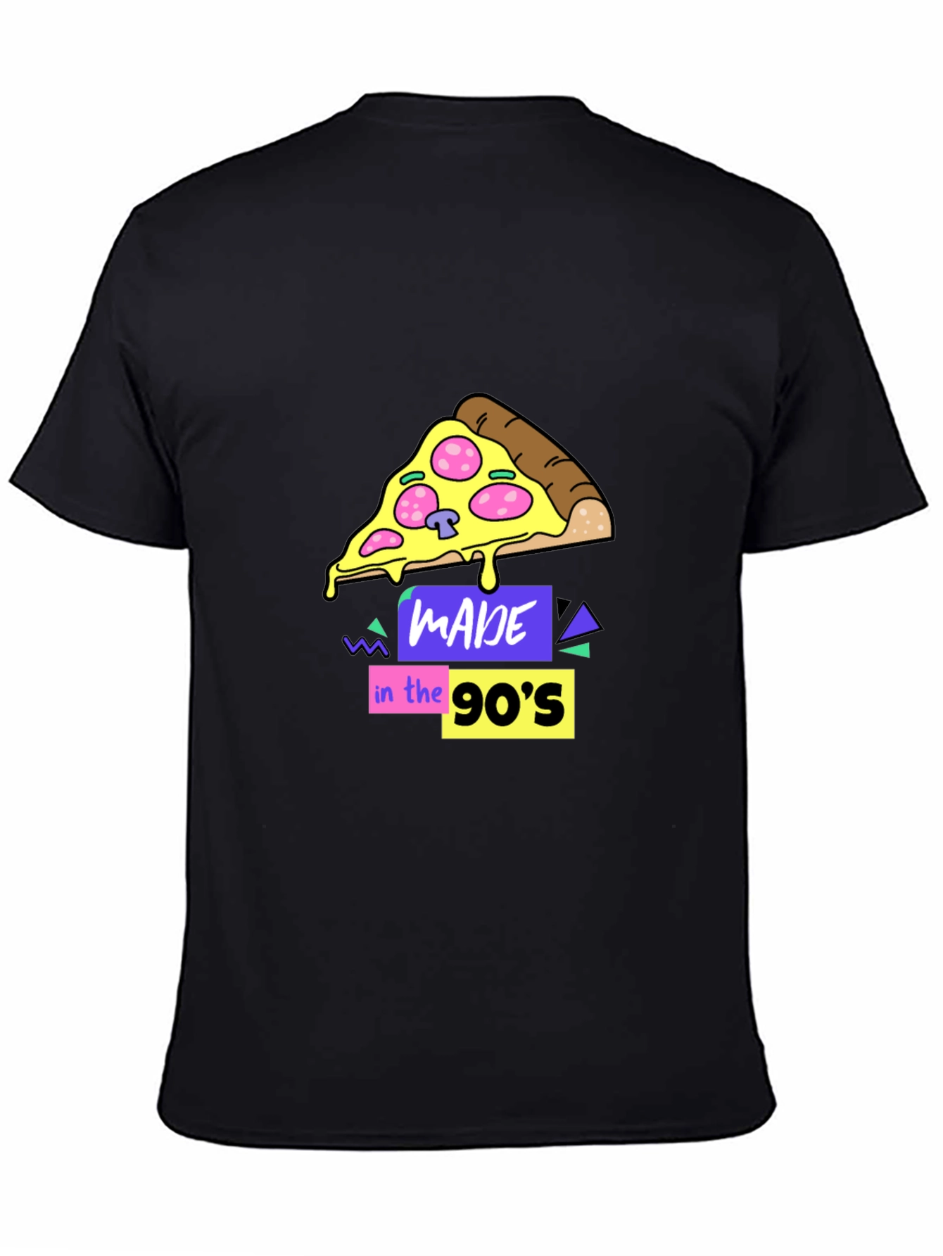 Made in the 90s Pizza Graphic T-Shirt