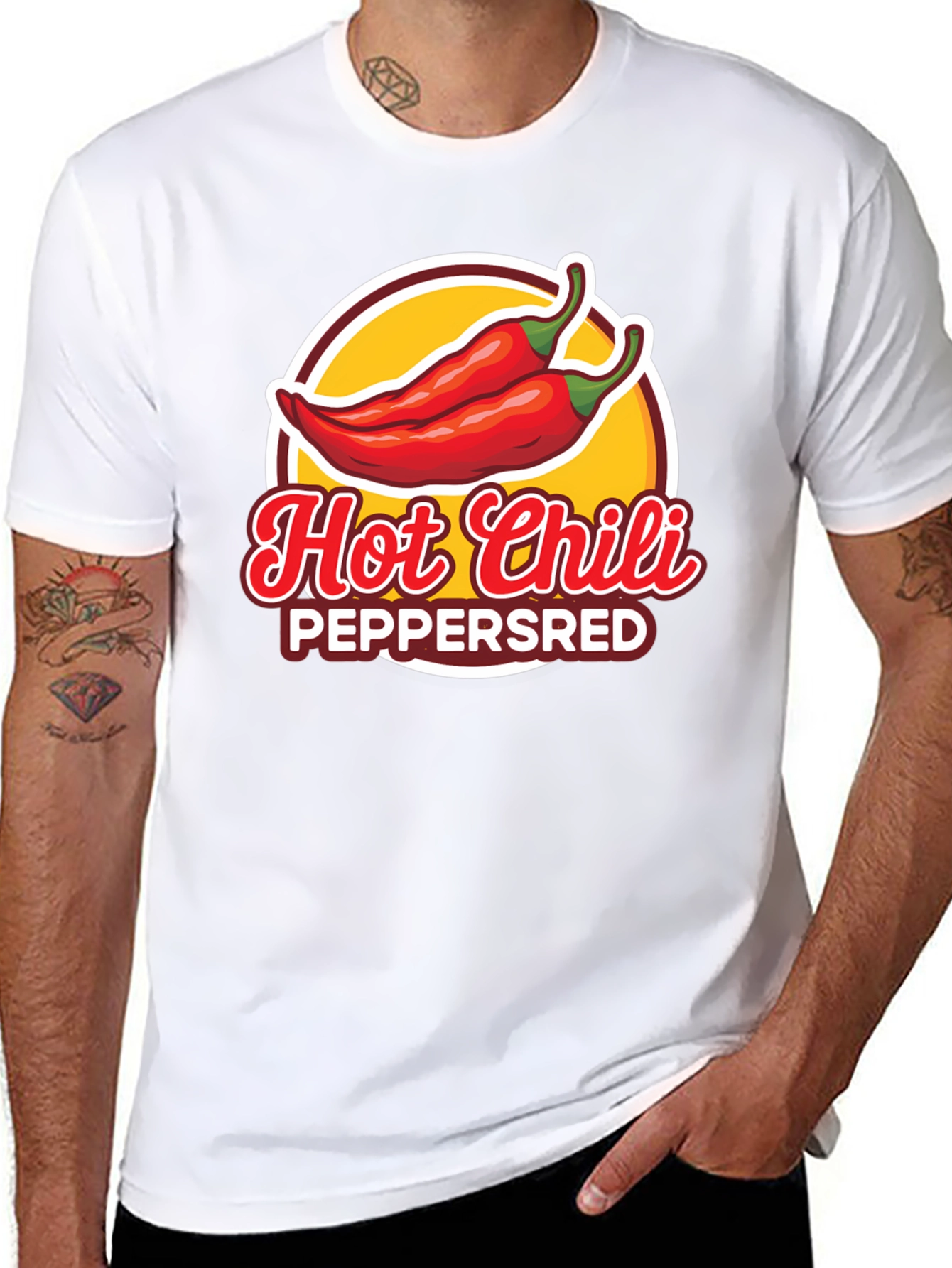 Hot Chili Peppers Graphic T-Shirt - Black