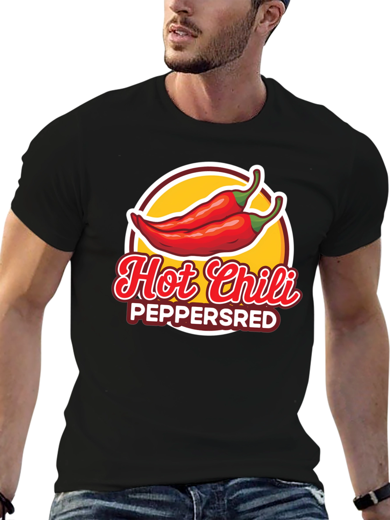 Hot Chili Peppers Graphic T-Shirt - Black