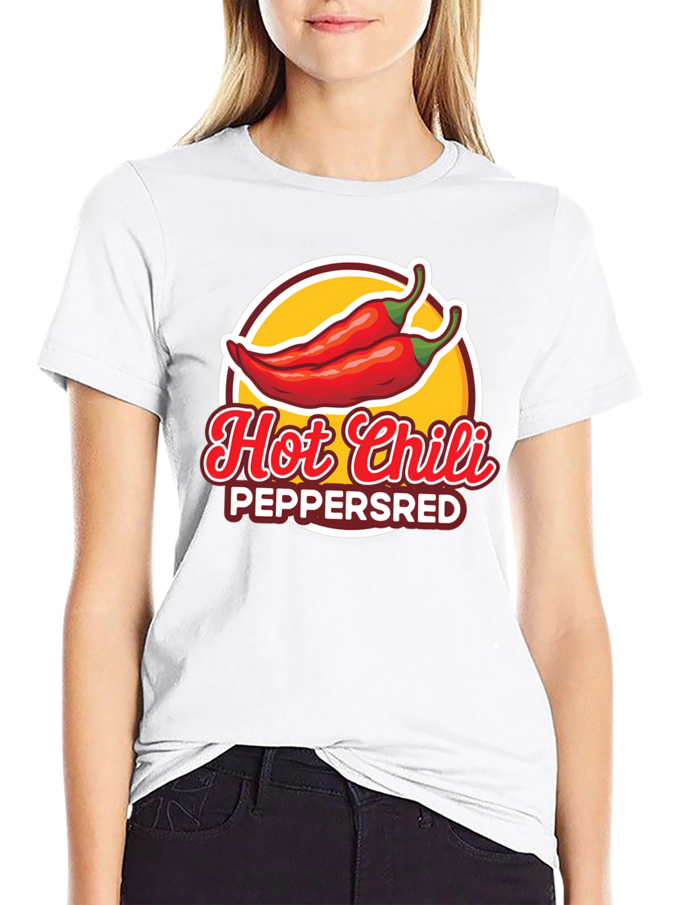 Hot Chili Peppers Graphic T-Shirt - Black
