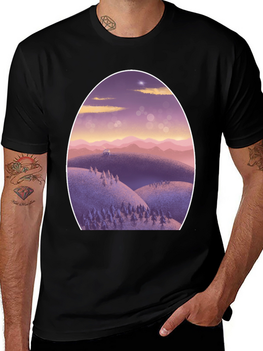 Artistic Landscape Graphic Tee