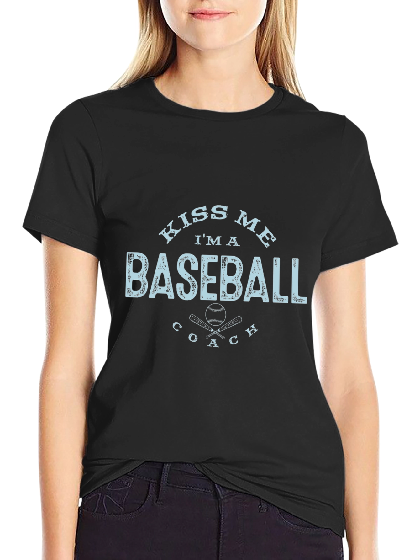 Kiss Me Im a Baseball Coach T-Shirt