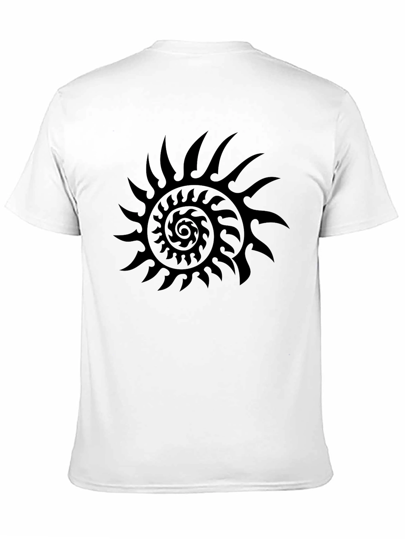 Tribal Sun Graphic Black T-Shirt