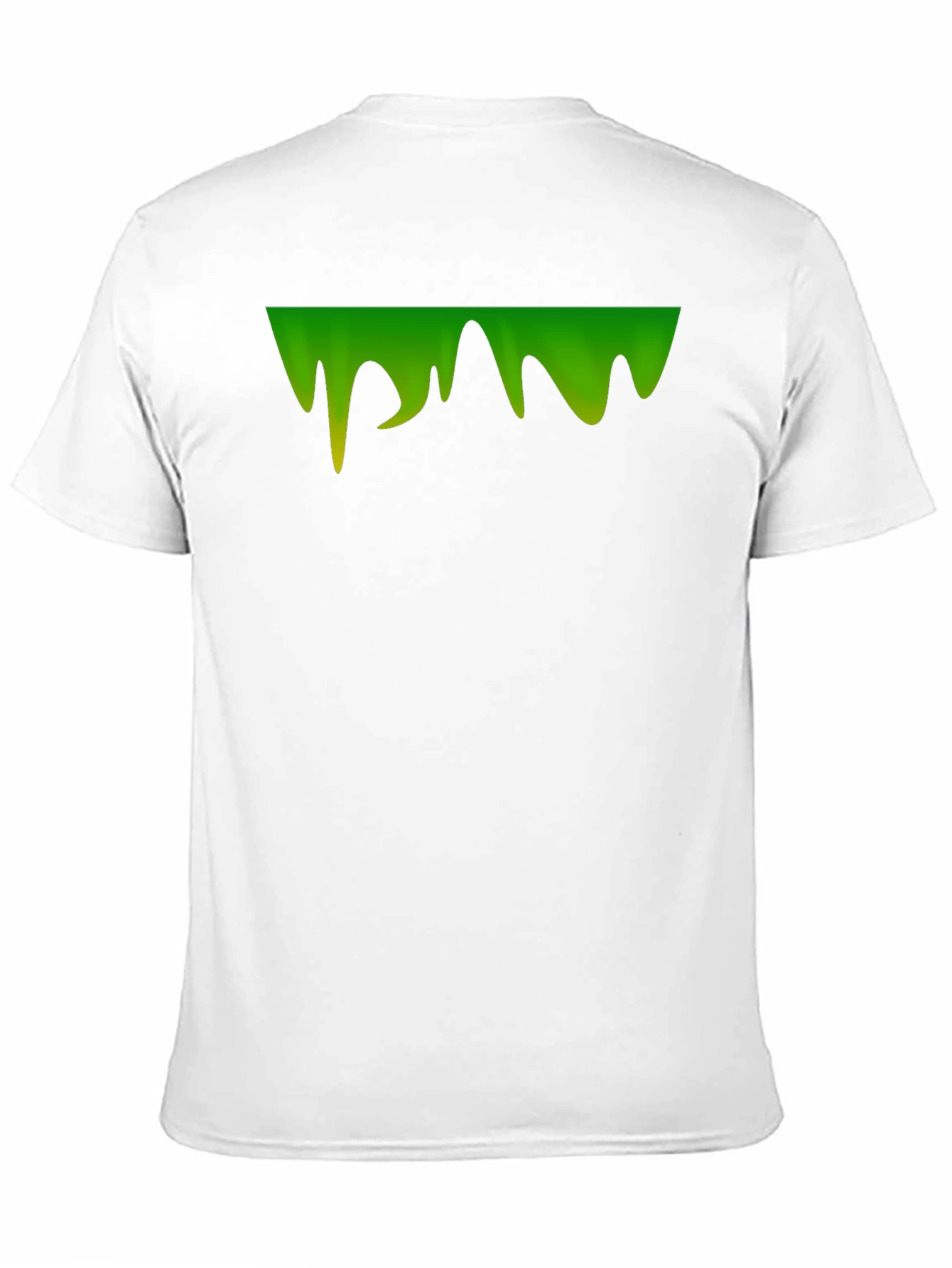 Green Slime Drip Graphic Tee - Mens Black T-Shirt