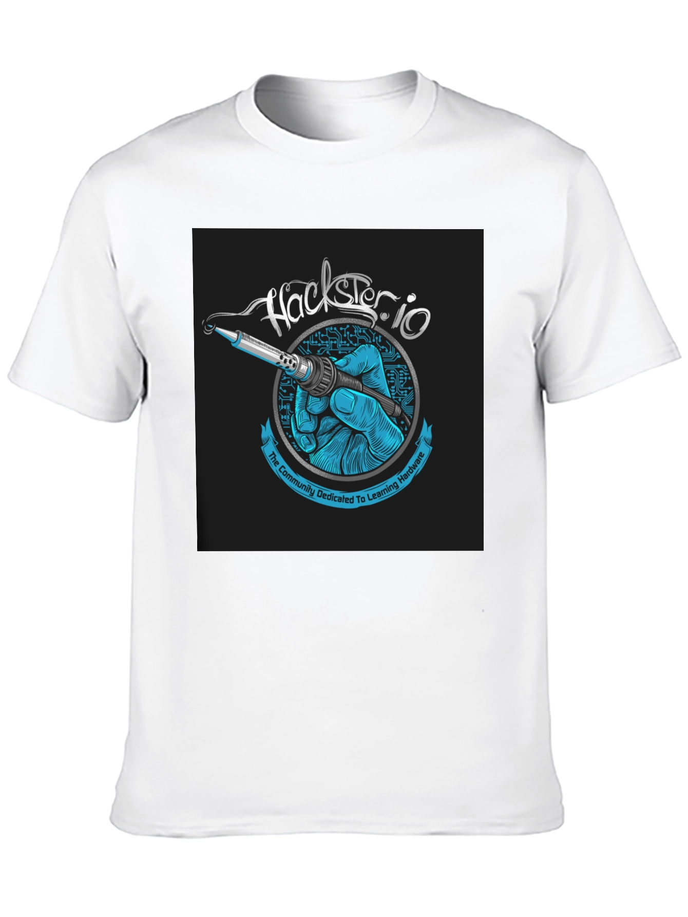 Hackster.io Soldering Iron T-Shirt - Hardware Enthusiast Apparel