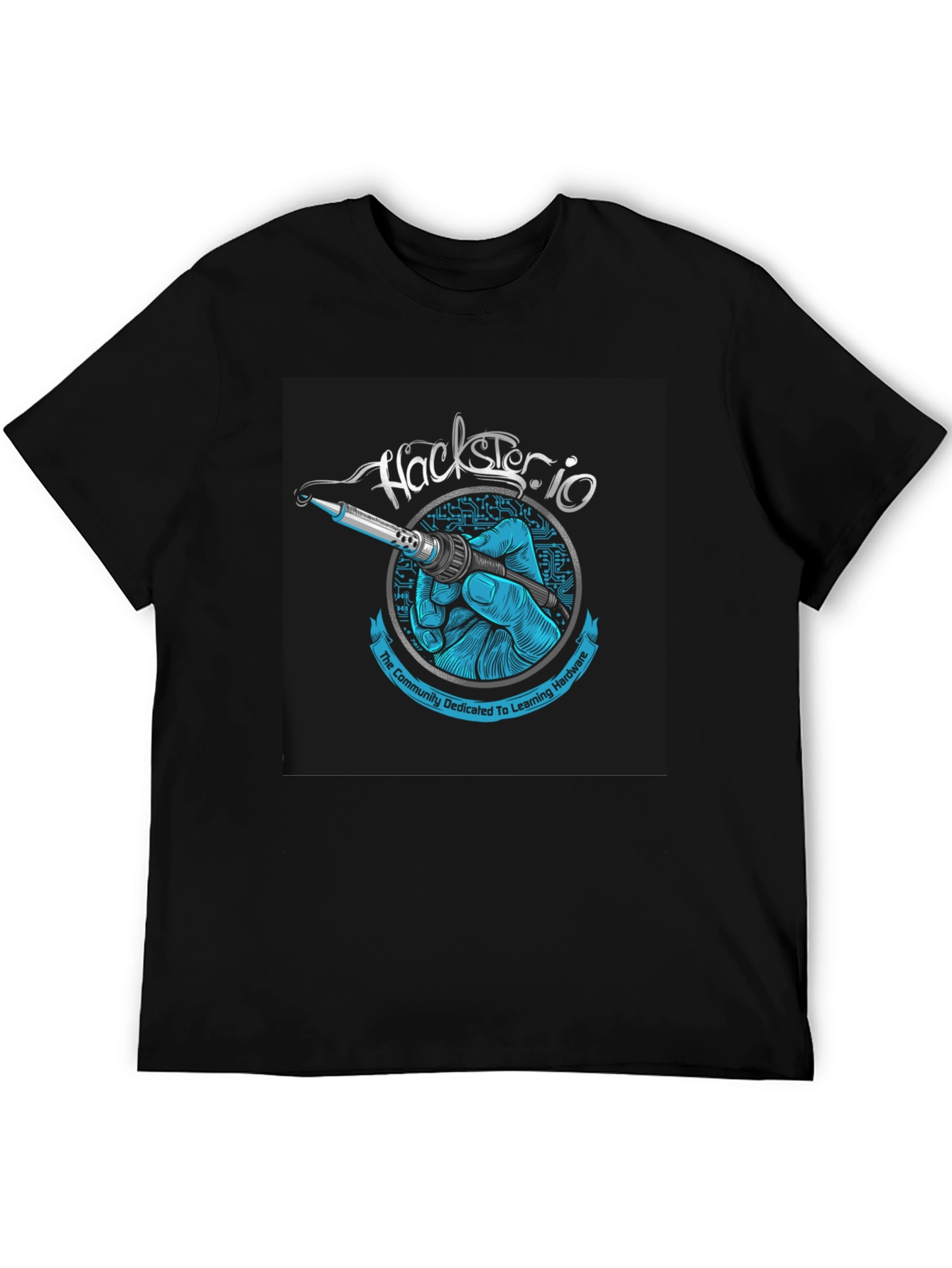Hackster.io Soldering Iron T-Shirt - Hardware Enthusiast Apparel