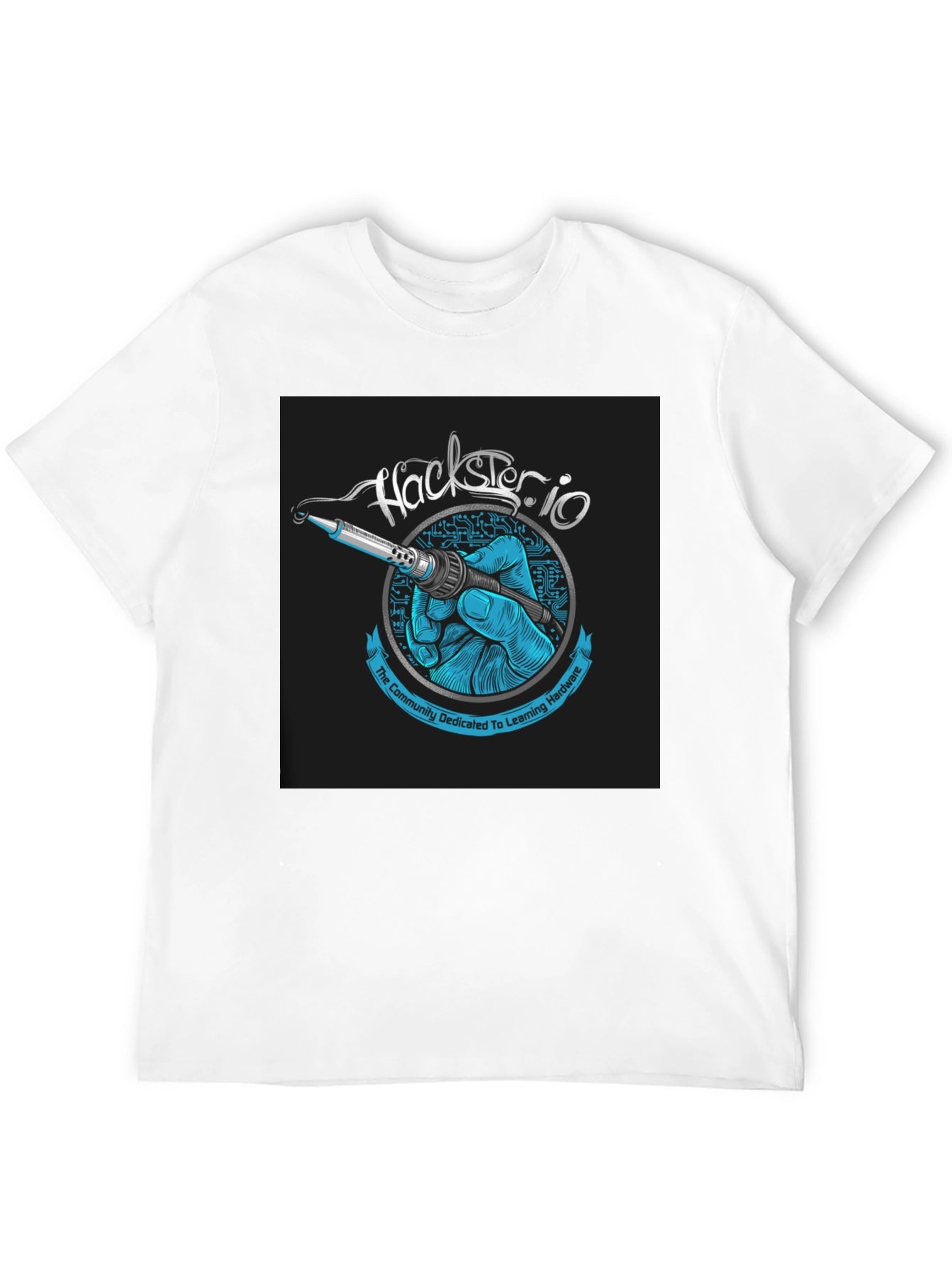 Hackster.io Soldering Iron T-Shirt - Hardware Enthusiast Apparel