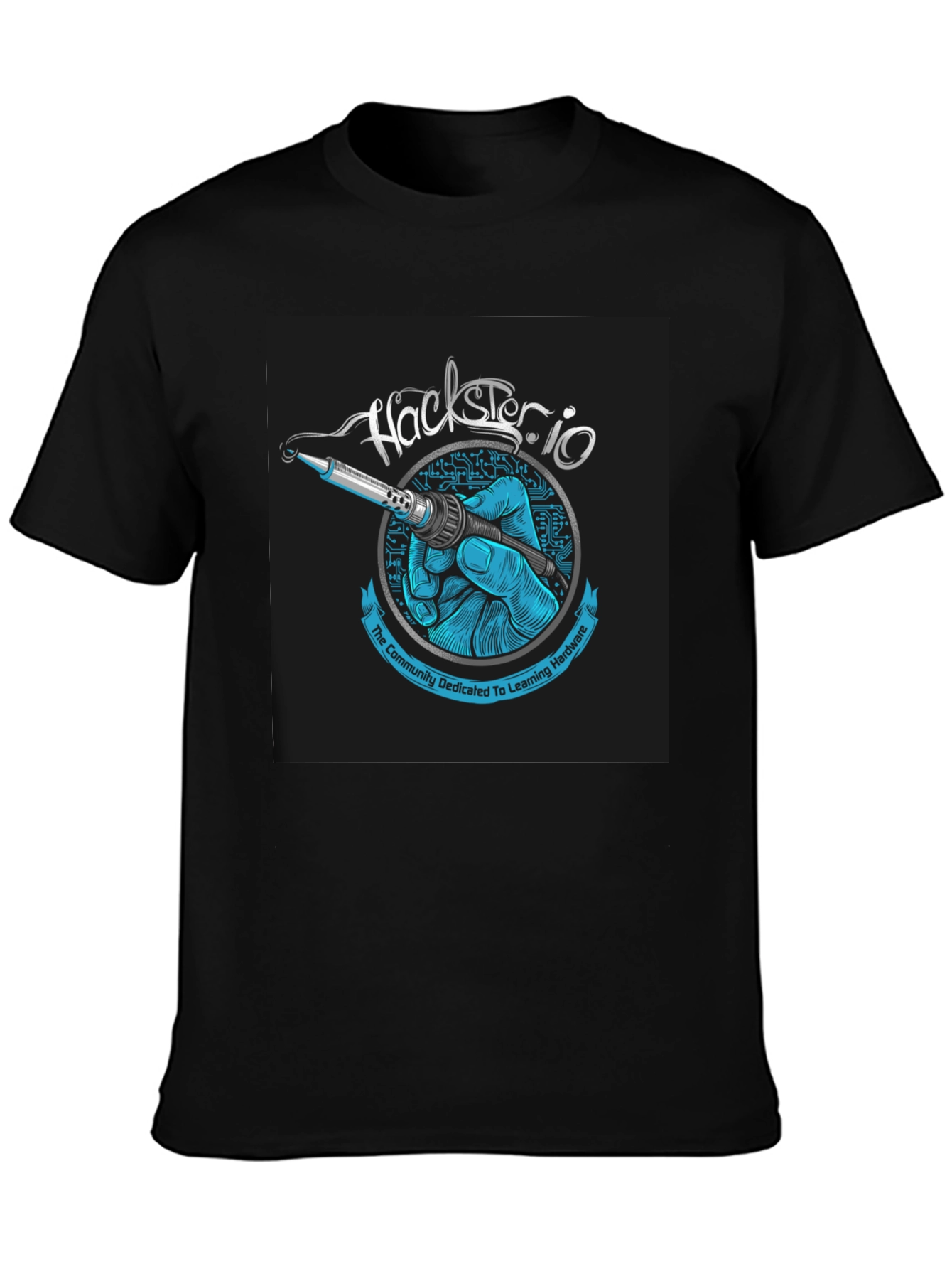 Hackster.io Soldering Iron T-Shirt - Hardware Enthusiast Apparel