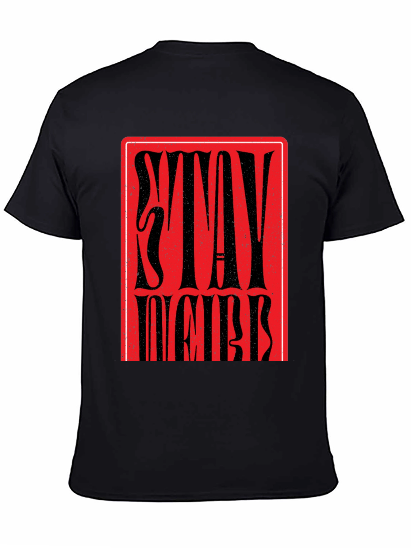 Stay Weird Graphic Tee - Black
